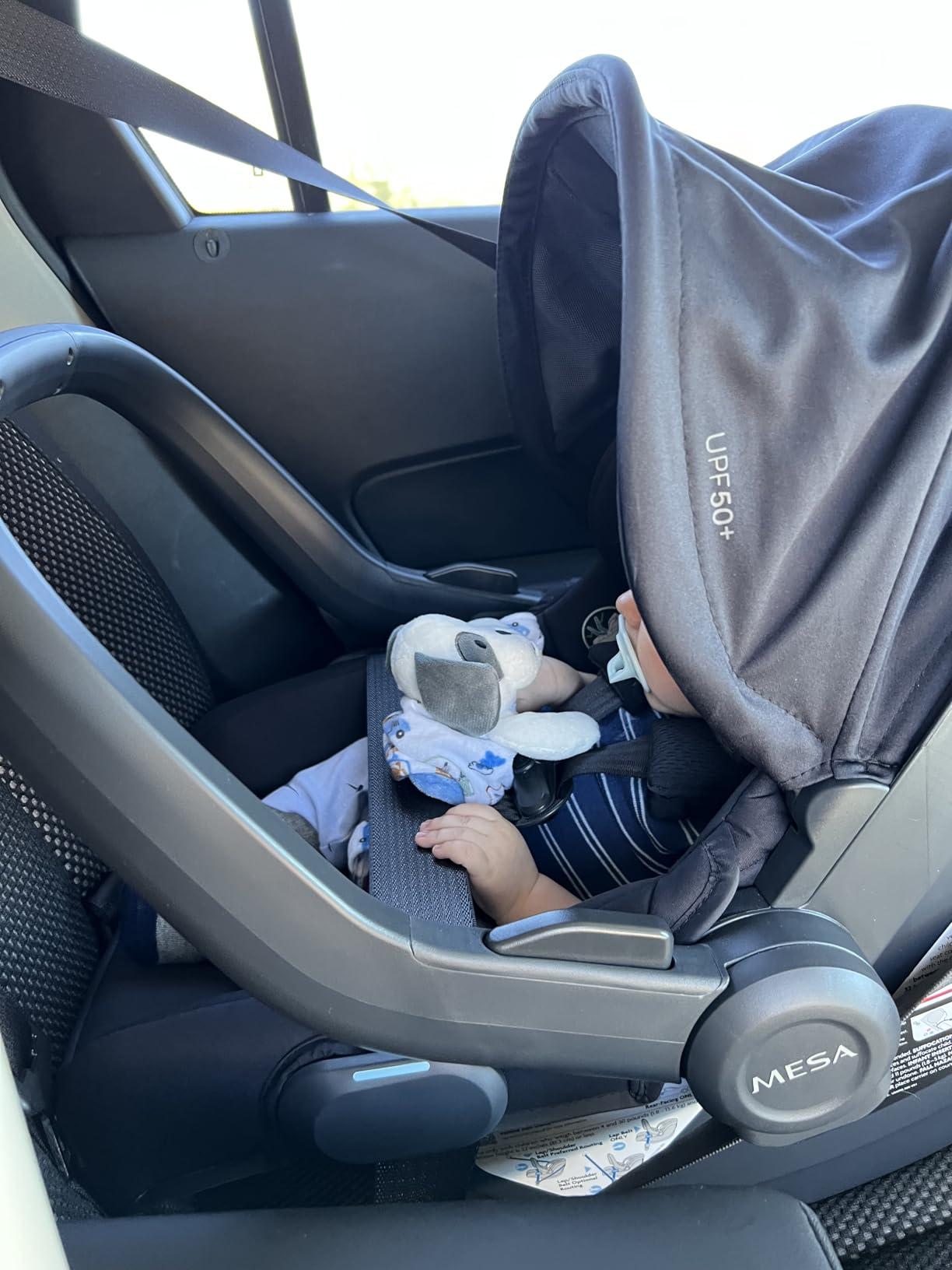 UPPAbaby Mesa V3 Infant Car Seat - SmartSecure Technology - Declan (Oat Melange) customer photo 1
