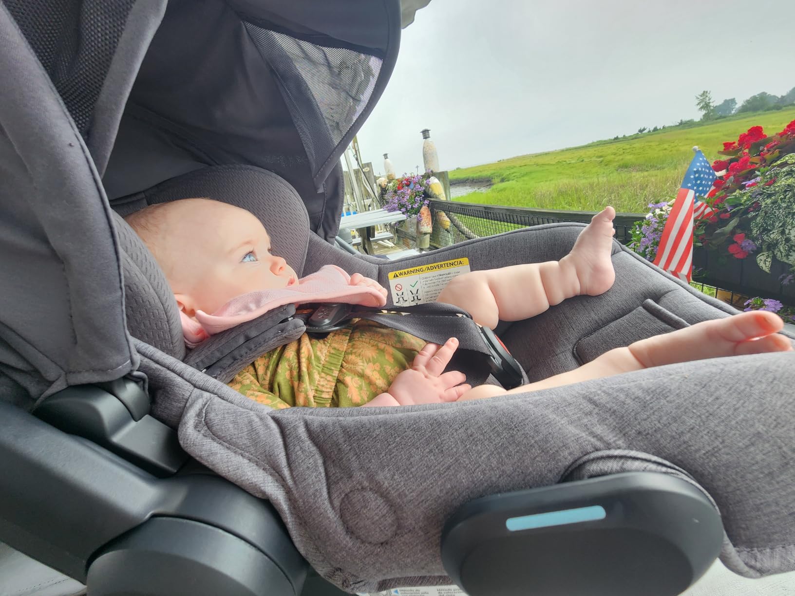 UPPAbaby Mesa V3 Infant Car Seat - SmartSecure Technology - Declan (Oat Melange) customer photo 2