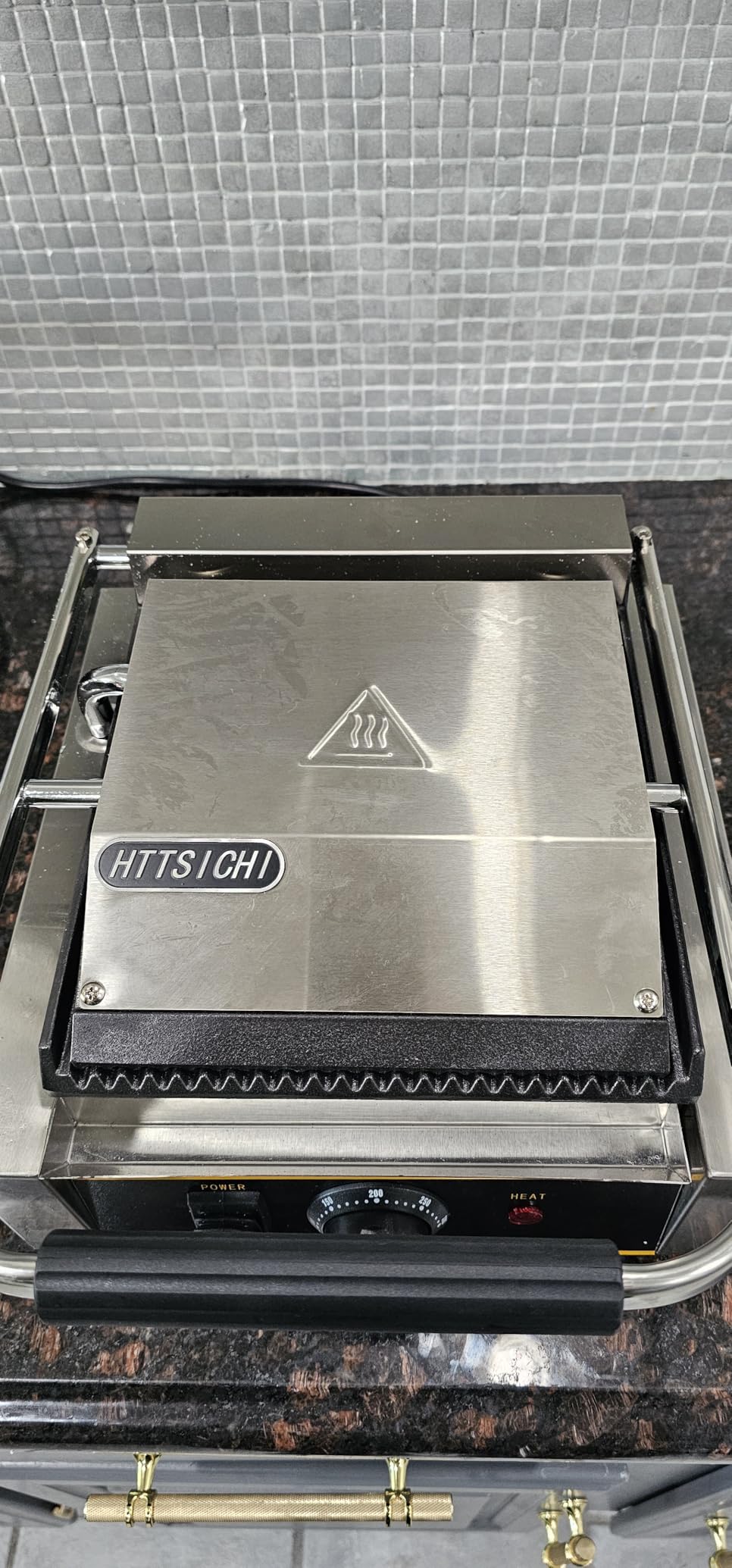 Commercial Panini Press - 1800W Commercial Panini Press Grill w/ 14