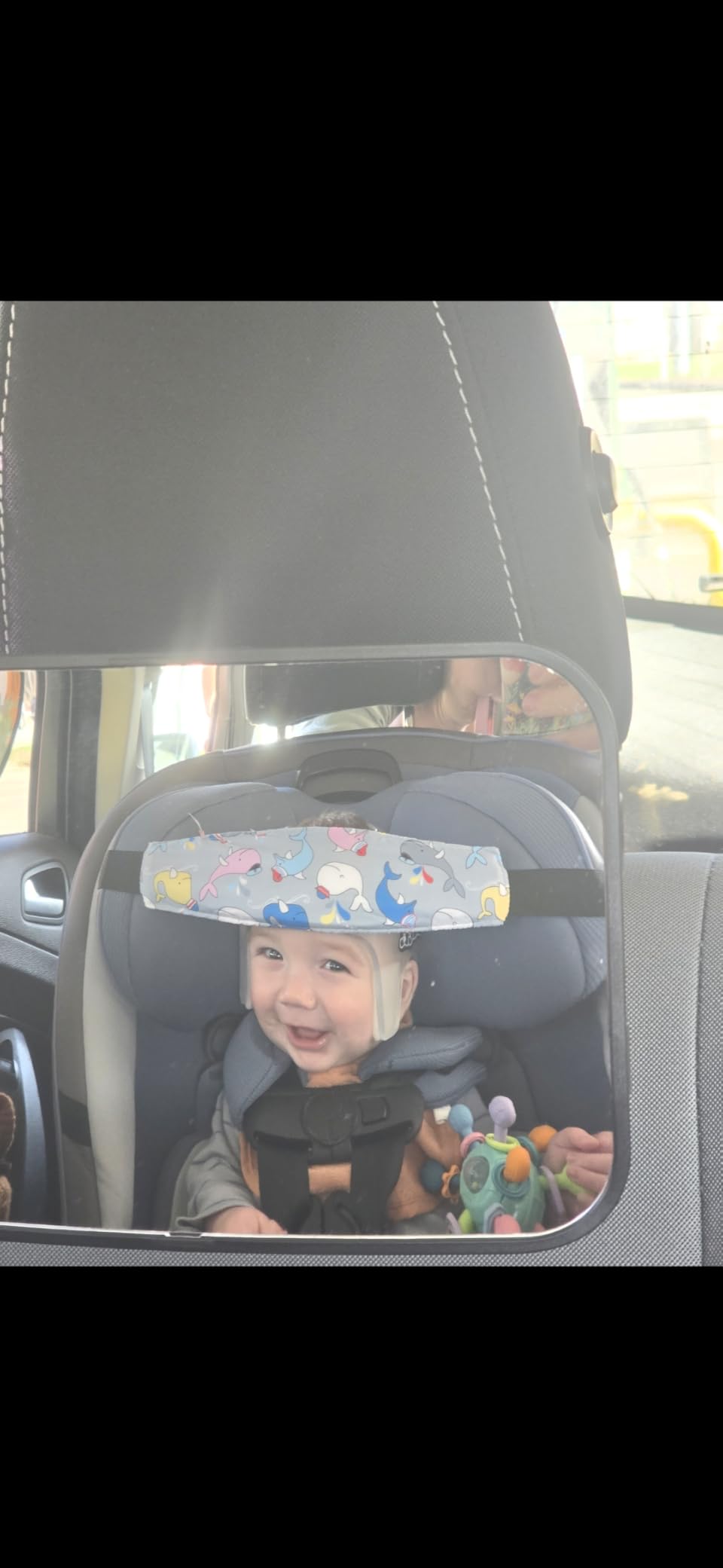 Safety 1st Grow and Go All-in-One Slim Convertible Car Seat, Rear Facing, 5-40 lbs, Forward Facing (30-65 lbs), High Back Booster Seat 40-100 pounds, Alaskan Blue customer photo 2