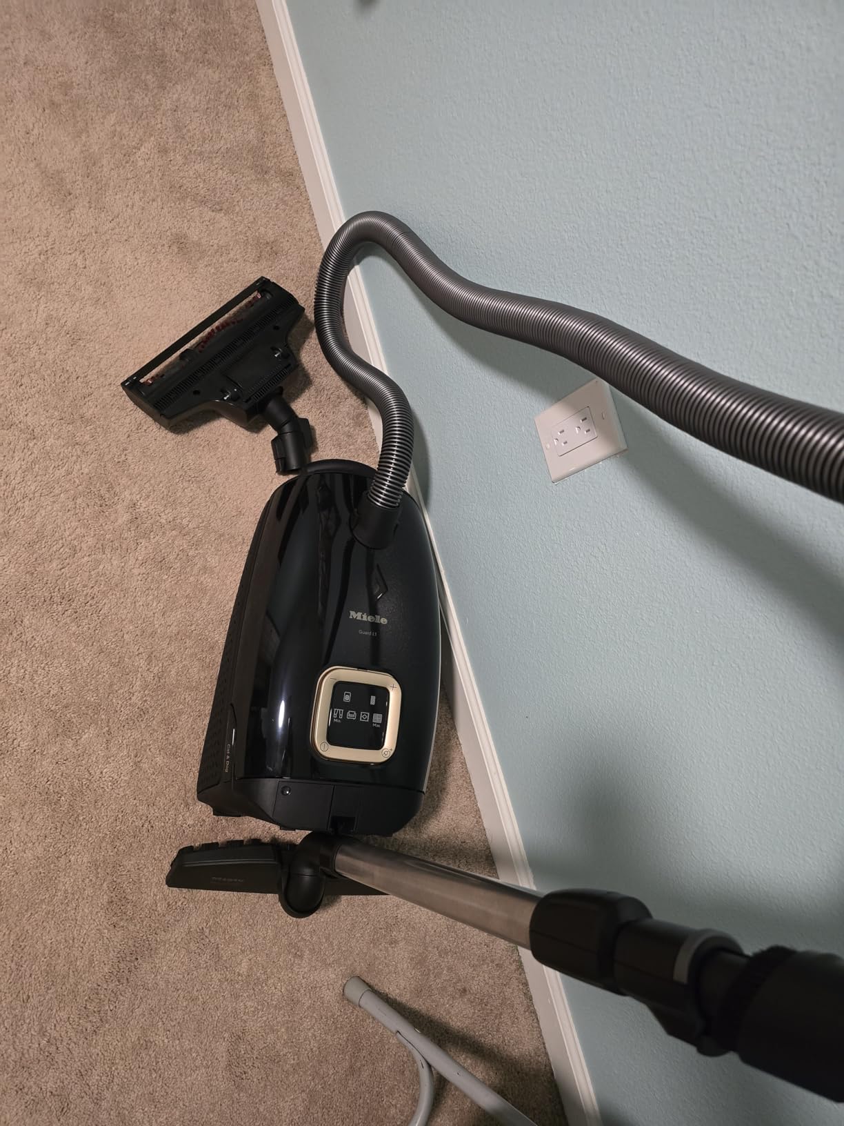 Miele Guard L1 Cat & Dog Bagged Canister Vacuum Cleaner for Pet Owners, Obsidian Black/Rose Gold customer photo 1