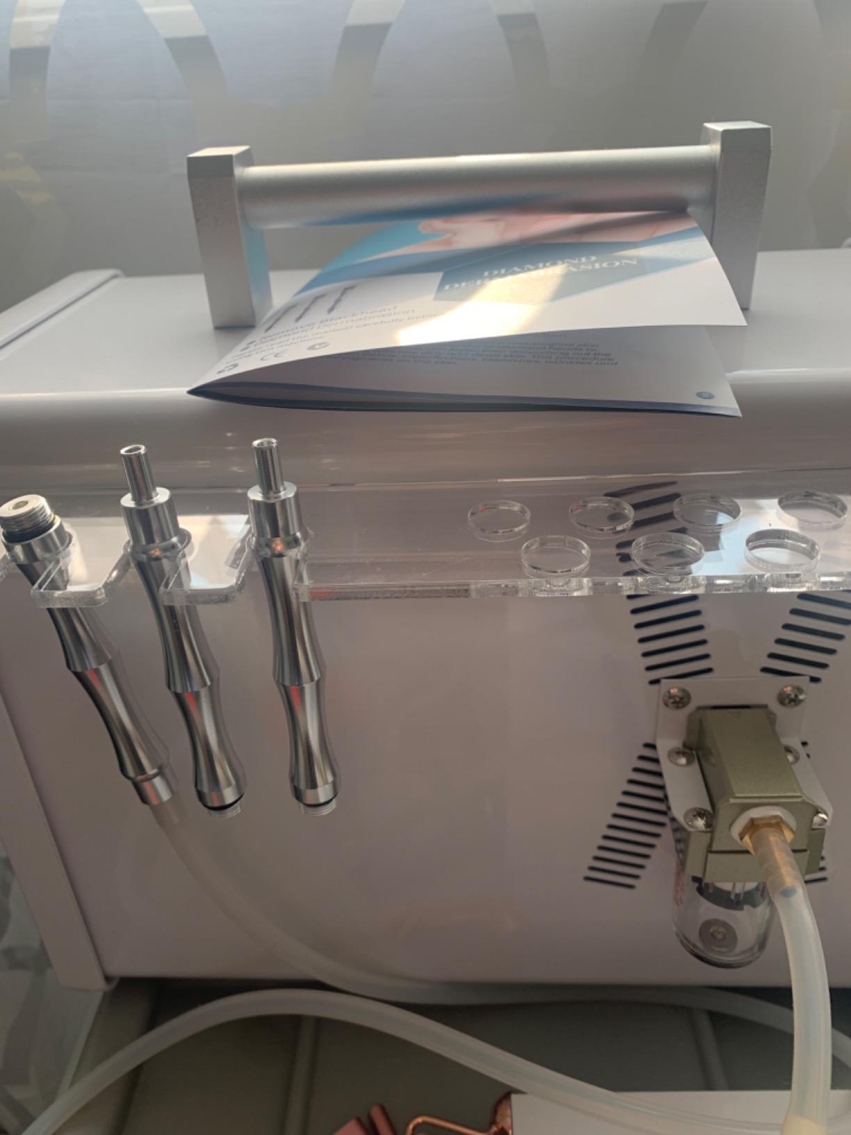 TopDirect Professional Diamond Microdermabrasion Machine, Diamond Facial Dermabrasion Treatment Home Use Device for Skin Care with Adjustable Suction (0-68cmHg) customer photo 1