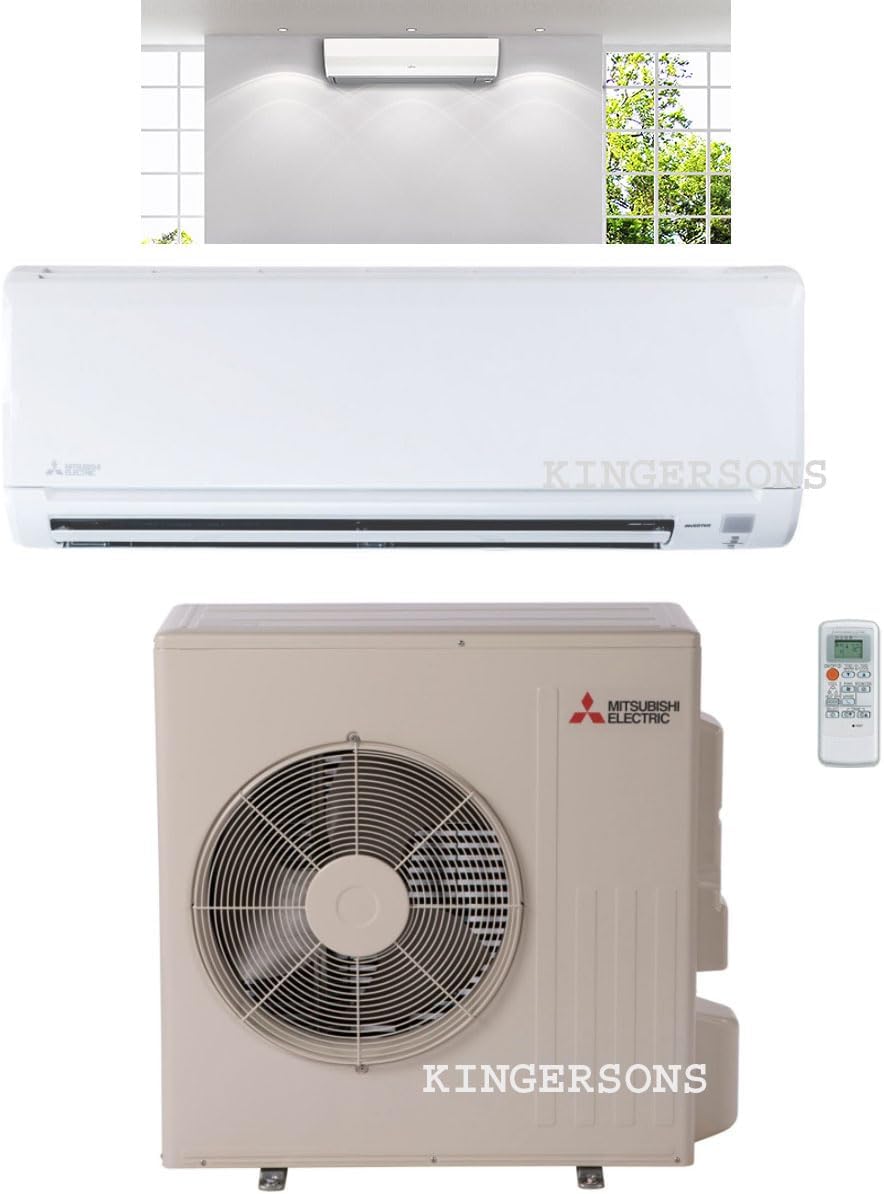 Mitsubishi 18,000 BTU SEER 18 Wall Mount Ductless Mini-Split Inverter Cool & Heat Pump System 1.5 Ton Energy Efficient ~ NEW System customer photo 1