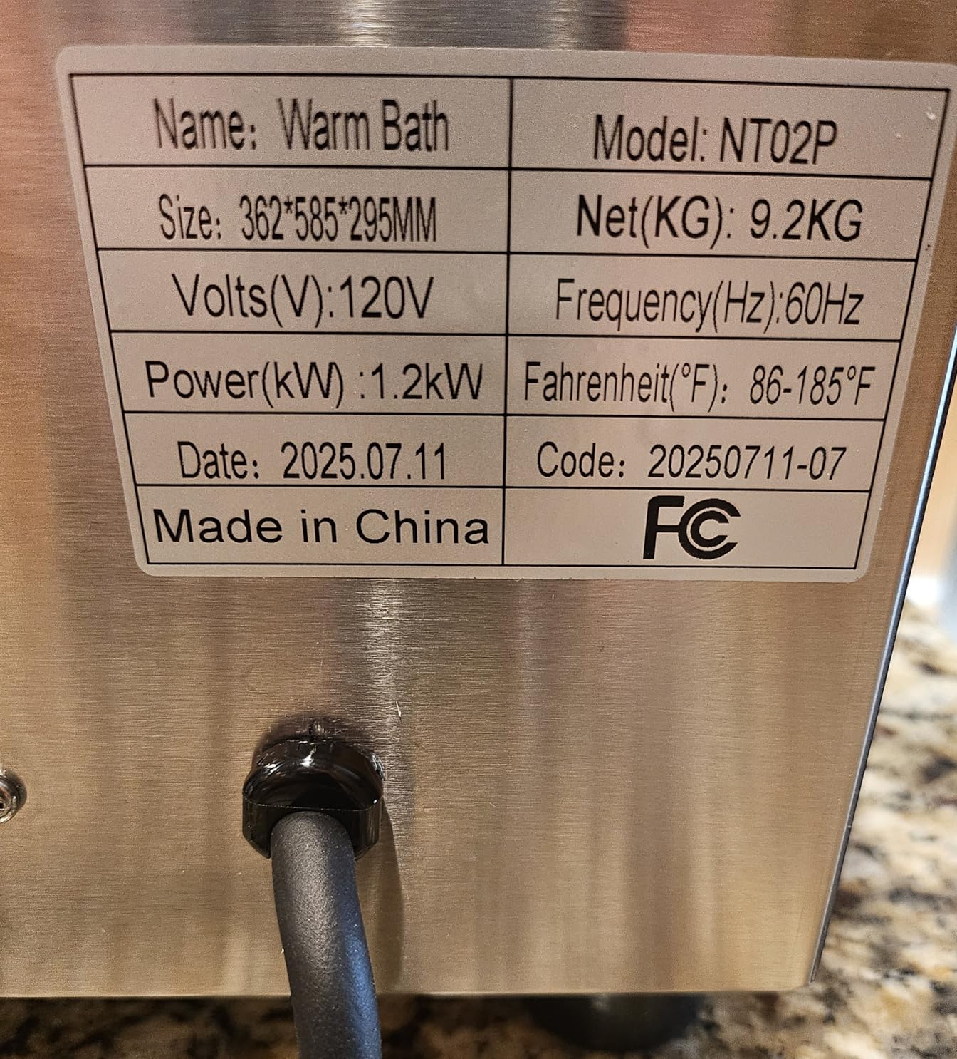 CAMMOO 20qt 2-in-1 Electric Soup Warmer and Steam Table Food Warmer, 1200W Stainless Steel Bain Marie Pot, 86~185°F Adjustable Temp, Commercial Soup Kettle for Catering Restaurant Buffet customer photo 2