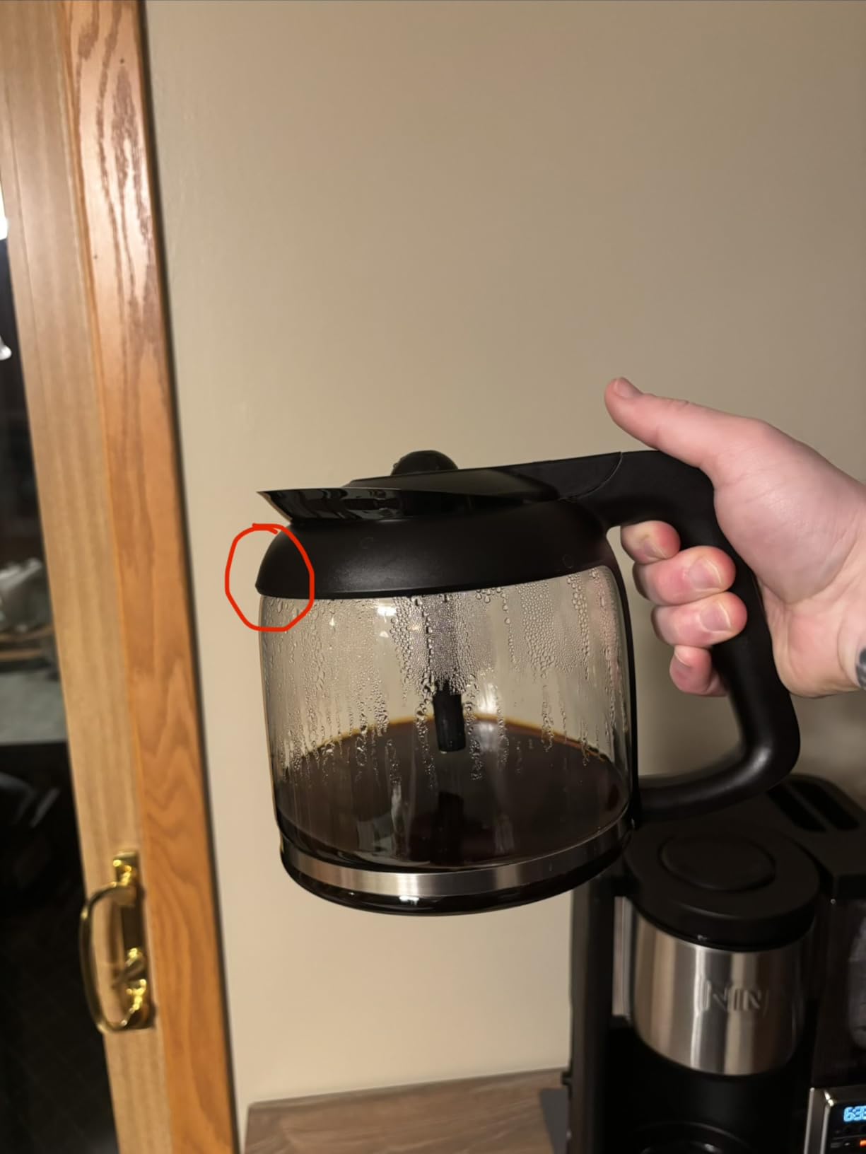 Ninja Fresh Brew Drip Coffee Maker, Programmable 14 Cup Glass Carafe, Classic and Rich, 70 Ounces Removable Water Reservoir, Small Batch, Delay, Adjustable Warming Plate, Stainless Steel, CE451 customer photo 2