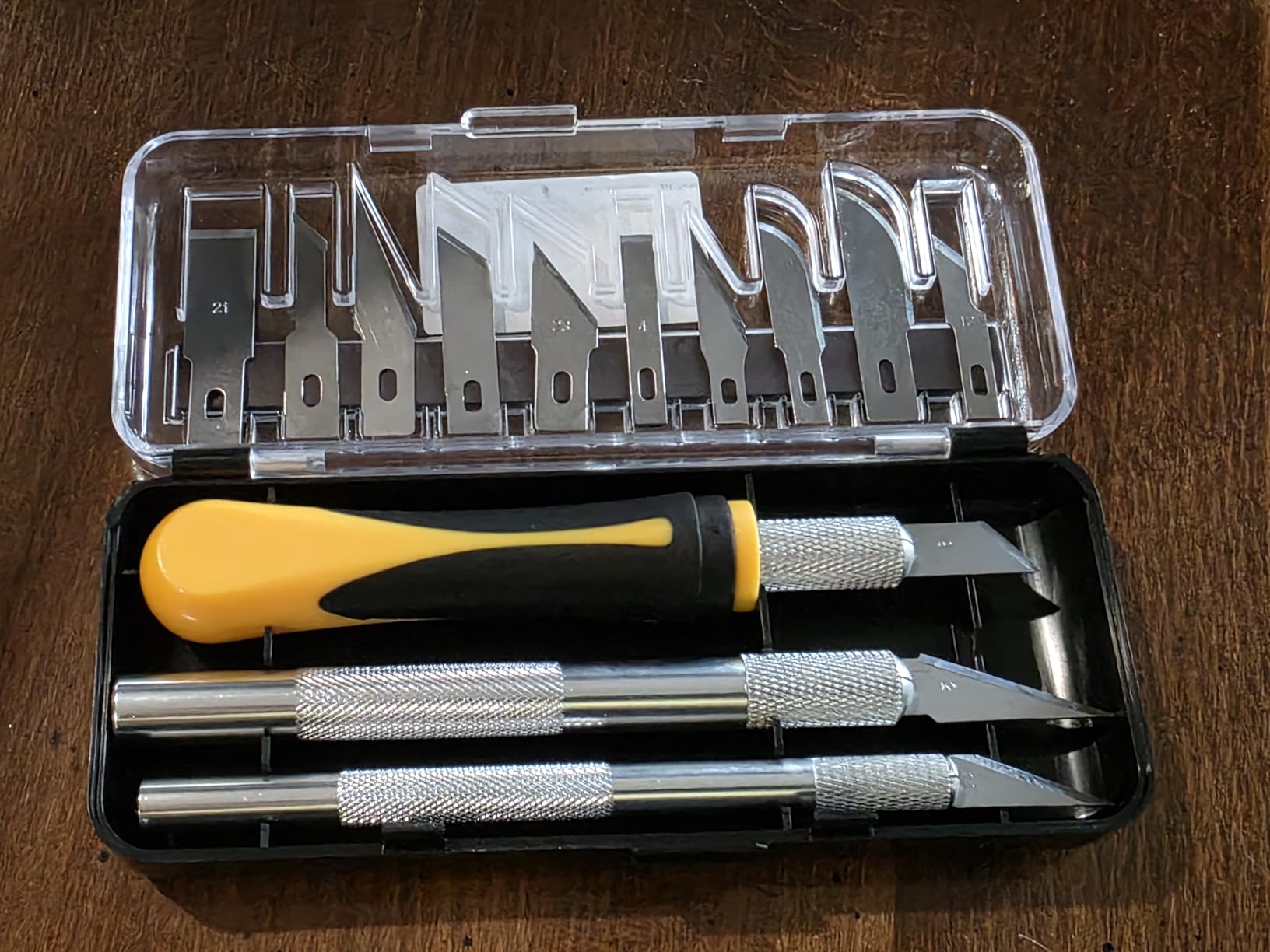 Exacto Knife Set, 16-Piece Hobby Knife & Precision Knife Set, 3-Piece Craft Knife Set with 10-Piece Exacto Blades Sets for Crafting, Modeling, Pumpkin Carving, DIY Art Knife Cutting Tools customer photo 2