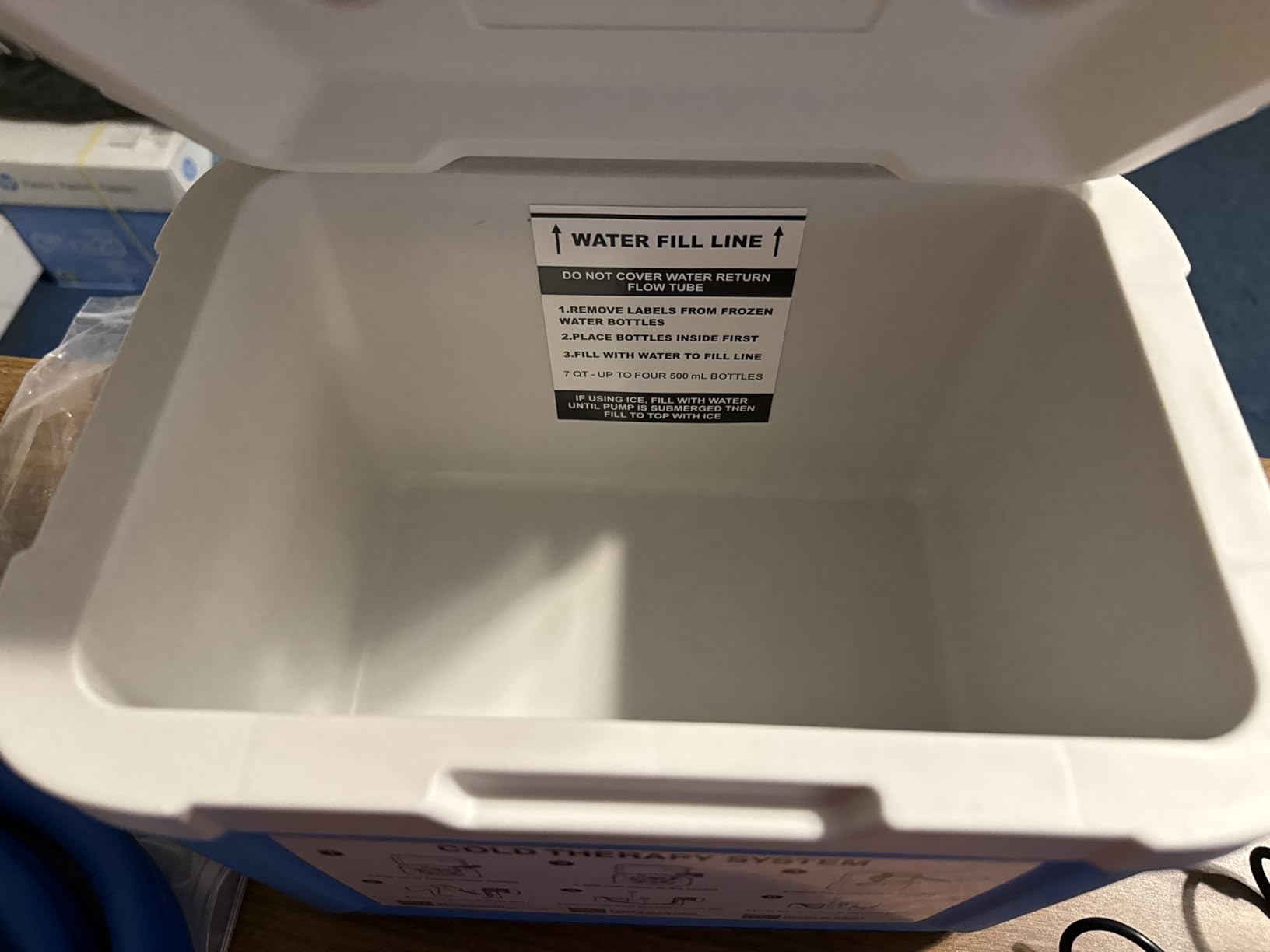 ONLYCARE Ice Machine for Knee After Surgery, Portable Cold Therapy Machine, Program Timer Knee Ice Cryotherapy Machine with Quiet Pump, Cold Compress Pad for Ankle, Arm Joints, Sports Injuries customer photo 1