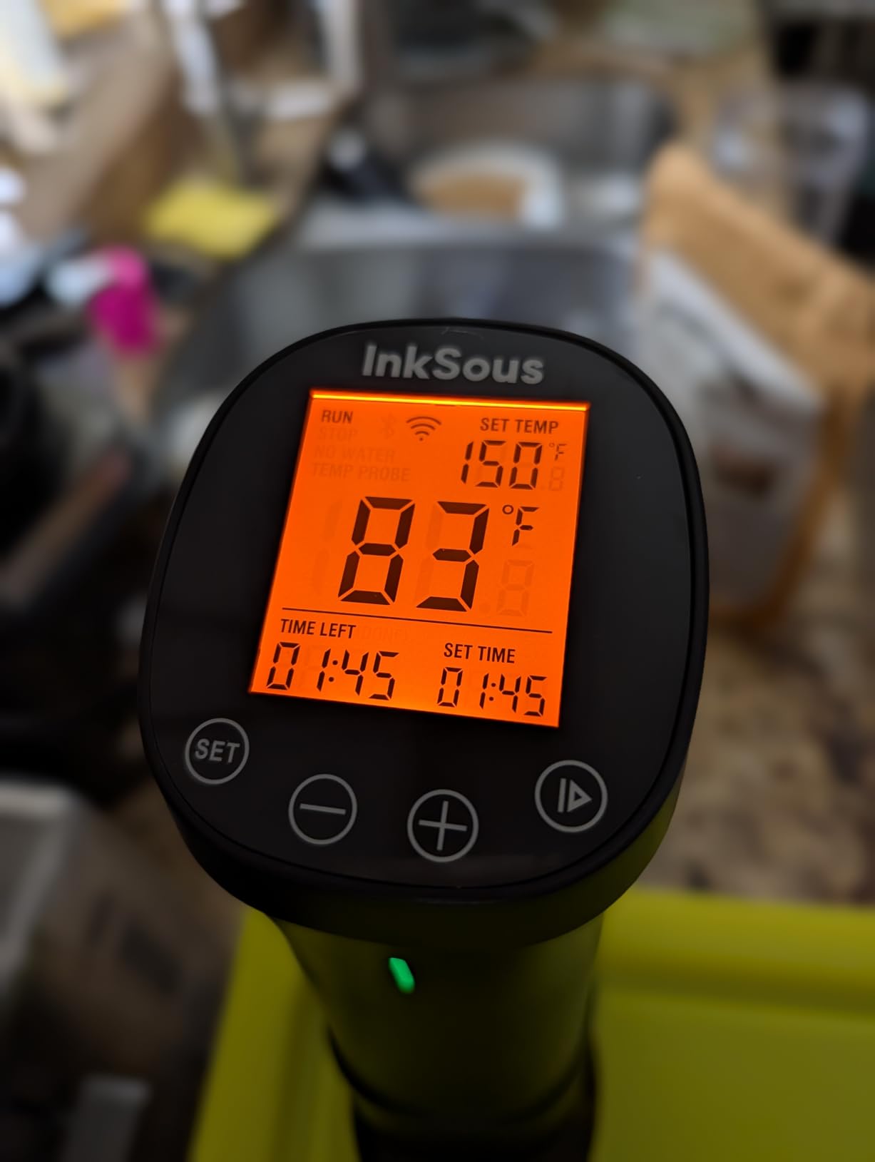 WIFI 2.4G Sous Vide Cooker 1000W Immersion Circulator with APP 14 Recipes, Alarm, Calibration & Timer, 3D Water Fast Heating Ultra-Quiet Sous Vide Machine ISSV-200-W customer photo 2