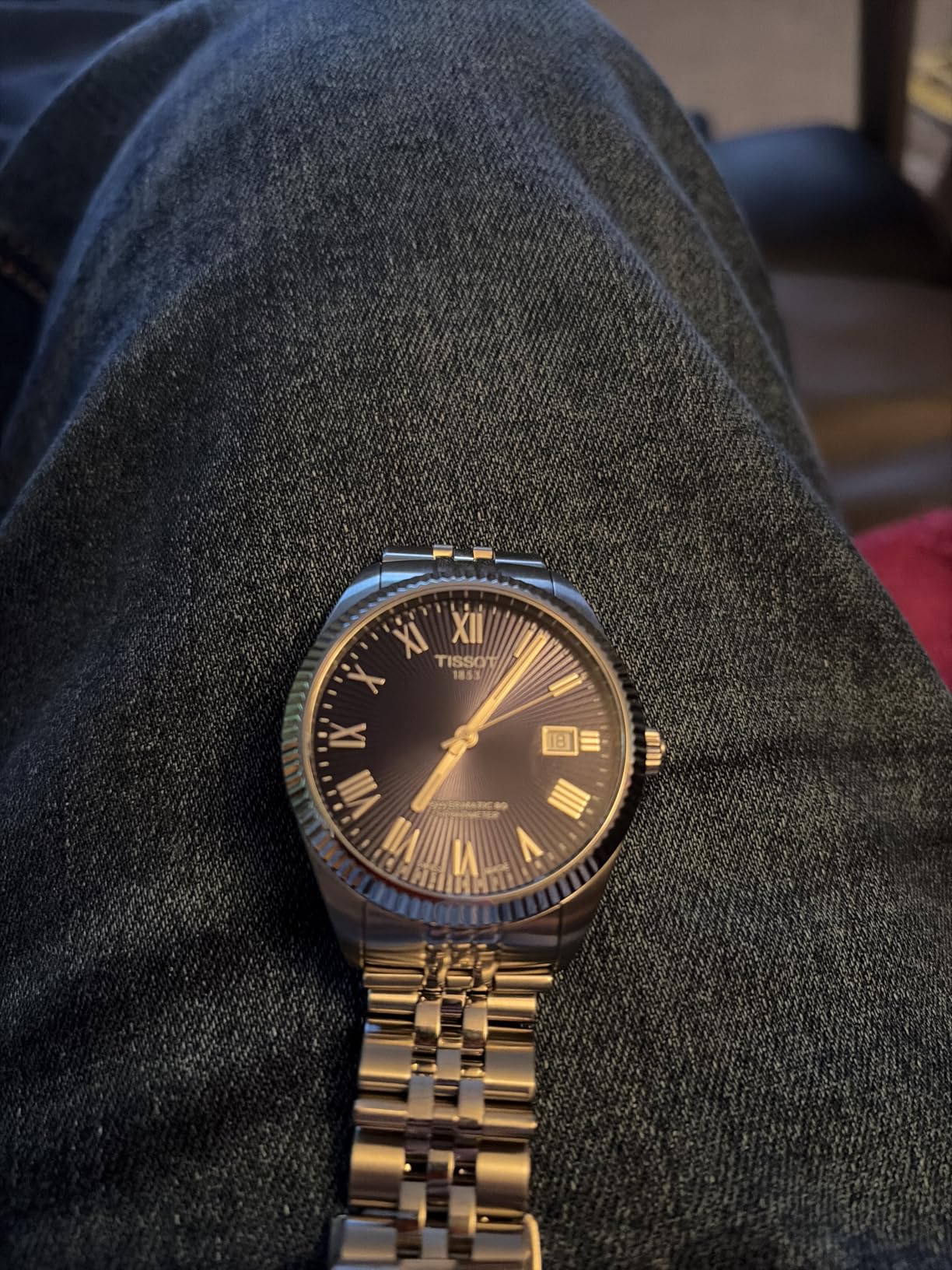 Tissot Ballade Powermatic 80 COSC 39mm, Swiss Automatic Watch for Men, Stainless Steel Case, Silver Dial, T1564081103300 customer photo 2