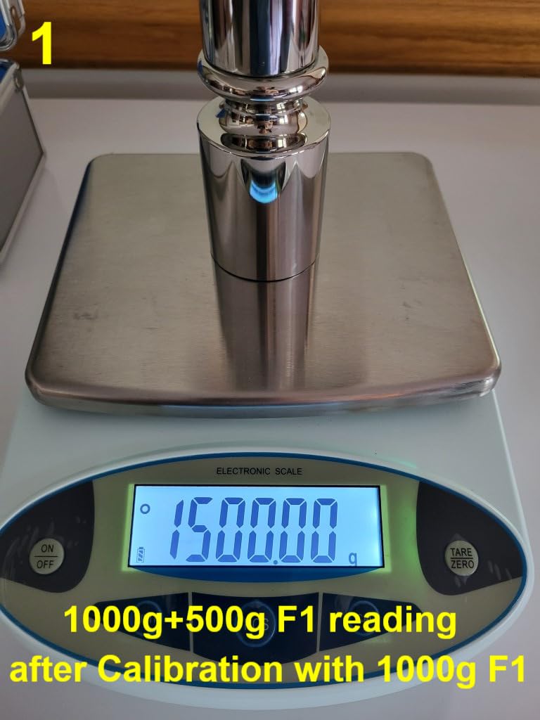 Lab Scale 500g*0.001g, High Precision Accurate Analytical Balance with Windshield, Lab Scale Electronic Scientific Scale Digital Precision Weighing Scale Jewelry Scales(with 200g Calibration Weight) customer photo 1