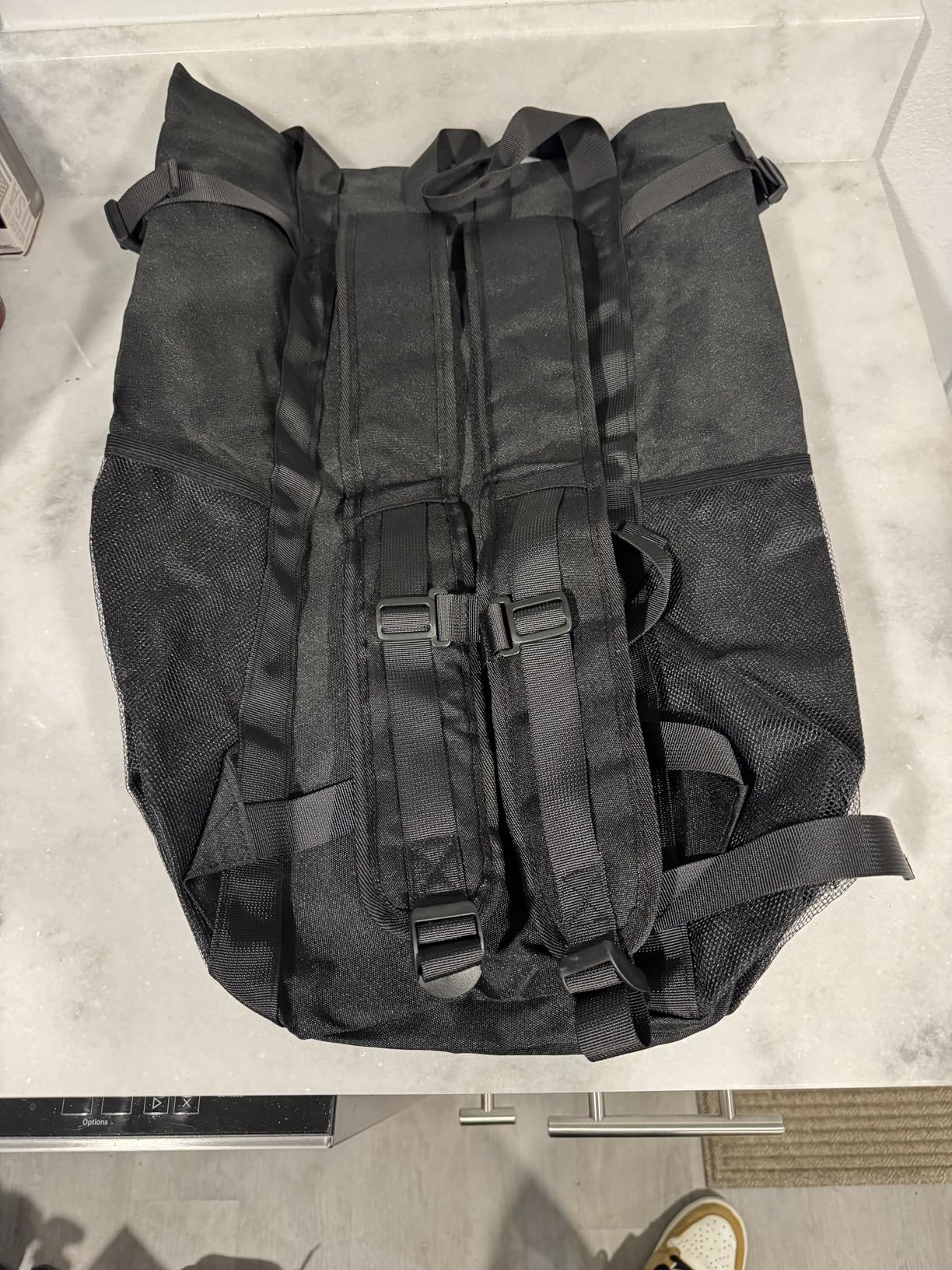 Climbing Rope Bag,Large Capacity Arborist Rope Storage Bag,Waterproof Oxford Tree Rock Climbing Rope Backpack,Outdoor Climbing Gear Storage Bag with Hand Straps customer photo 2
