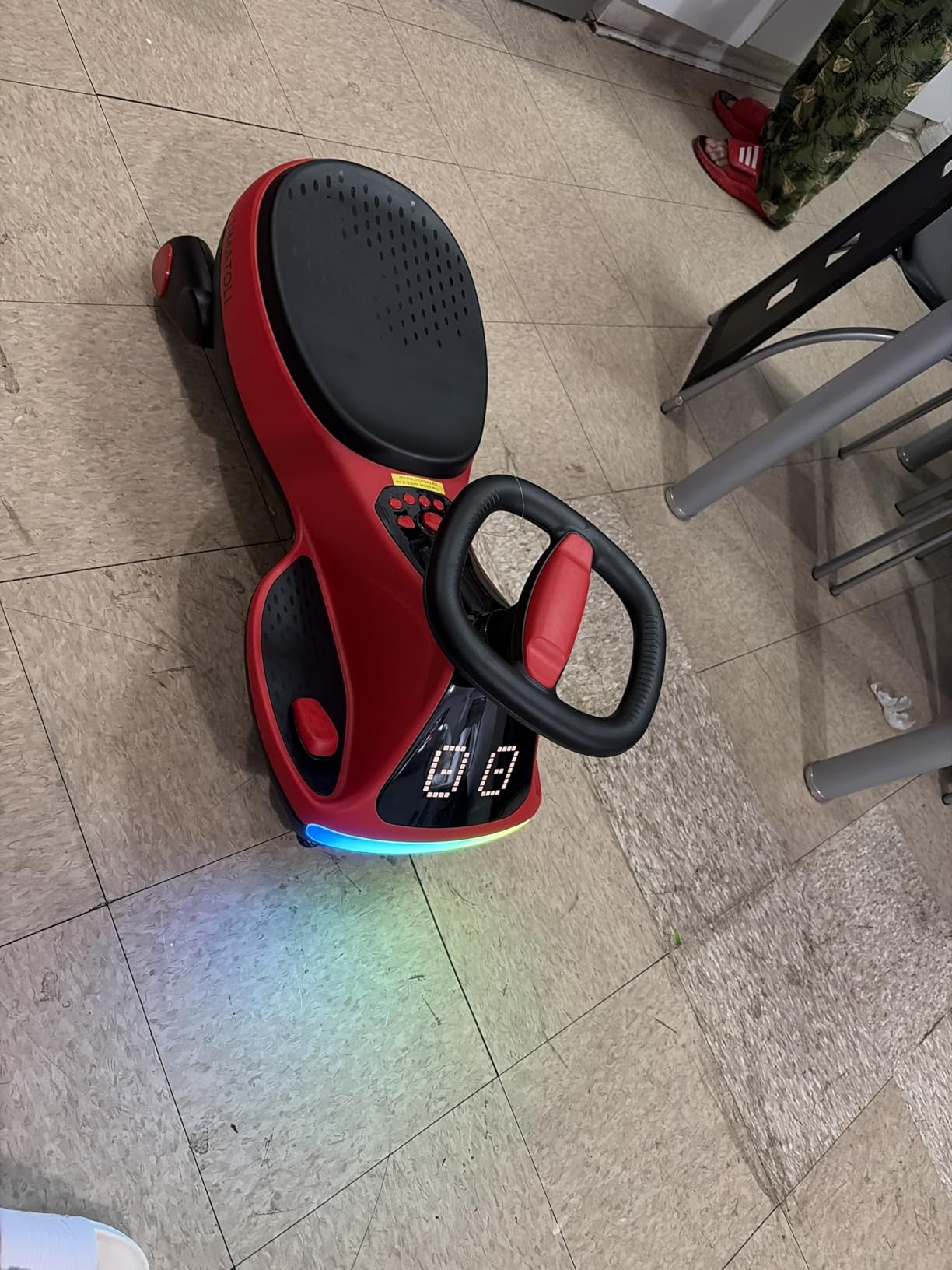 Umatoll 12V Electric Wiggle Car for Kids with Pedal, Display, Rechargeable Battery, LED Light, Bluetooth, Light-Up Wheels, Anti-Rollover, 2 Speeds, Ride on Toys, Birthday Gifts for Age 3+, 150Lbs customer photo 1