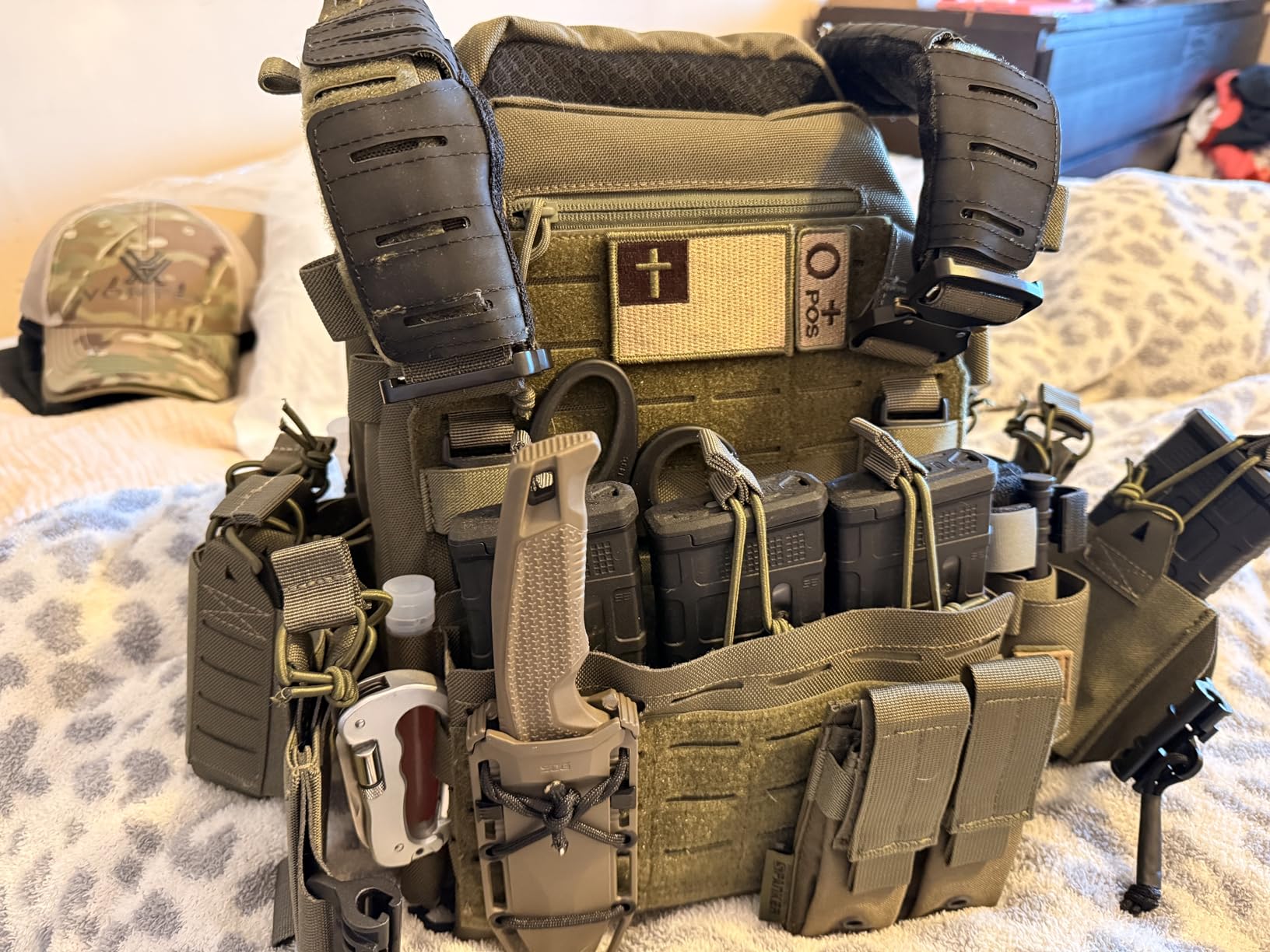 Modular Tactical Vest - 1000D Nylon, Quick Release, MOLLE, Adjustable | Training Airsoft, & Fitness Vest customer photo 2