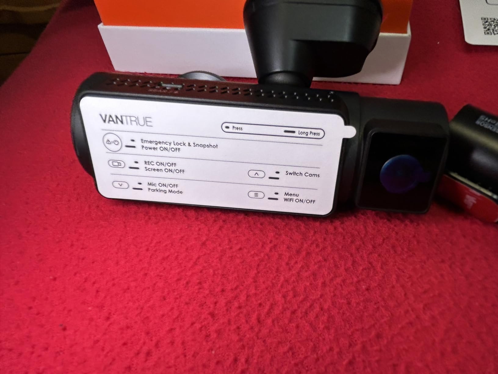 Vantrue New N4 Pro S 4K 3 Channel Dash Cam, Triple STARVIS 2 Dash Camera for Cars, 4K+1080P+2.5K Front and Rear Inside, HDR IR Night Vision, 24/7 Buffered Parking Mode, GPS, Wi-Fi, Support 1TB (RC18) customer photo 2