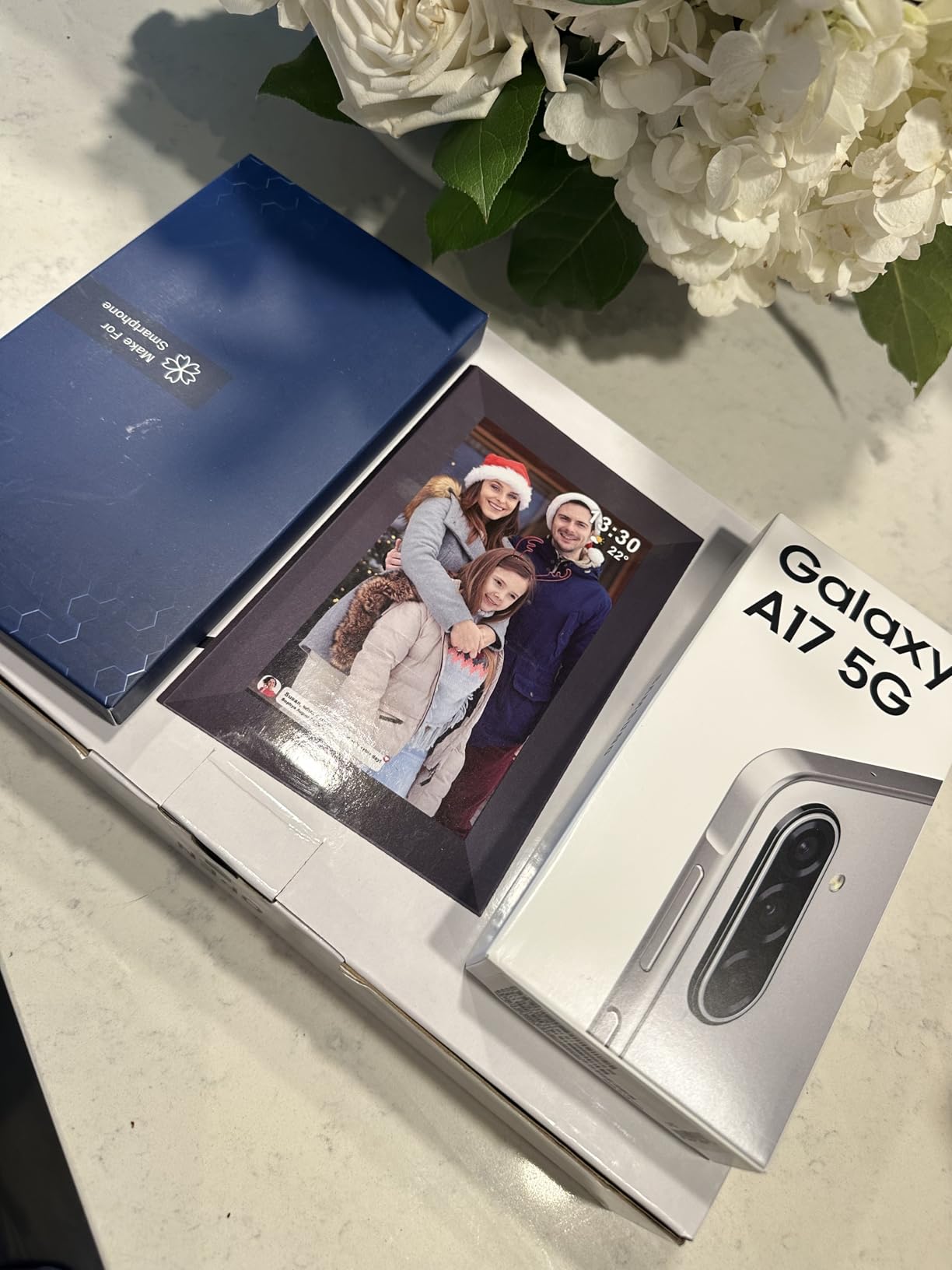 Galaxy A17 5G Smart Phone, 128GB, Large AMOLED, High-Res Camera, Durable Design, Super Fast Charging, Expandable Storage, Circle to Search, 2025, US 1 Yr Manufacturer Warranty, Black customer photo 1