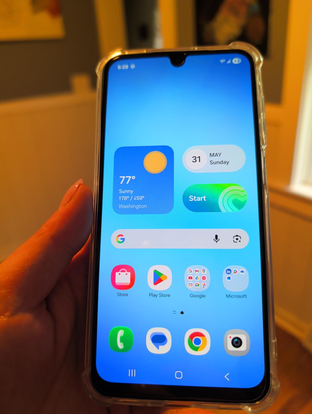 Galaxy A17 5G Smart Phone, 128GB, Large AMOLED, High-Res Camera, Durable Design, Super Fast Charging, Expandable Storage, Circle to Search, 2025, US 1 Yr Manufacturer Warranty, Black customer photo 2