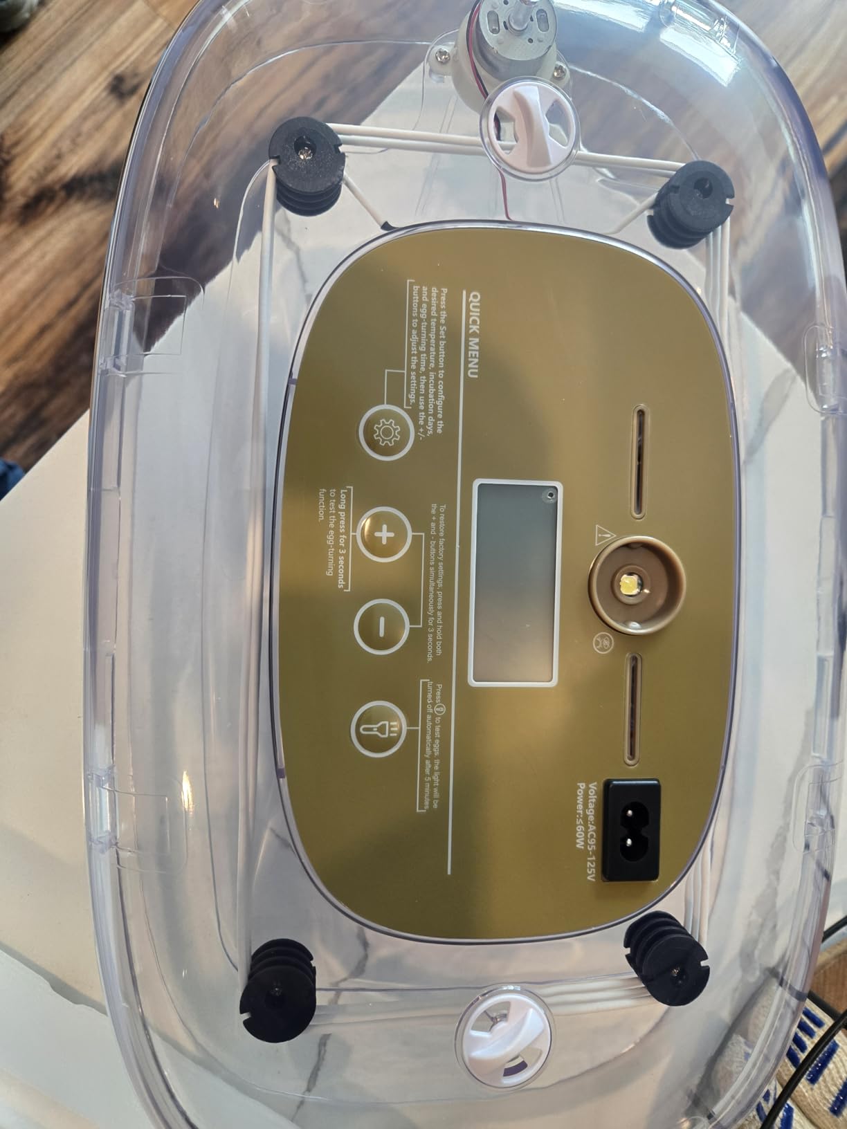 Ploomi 24 Eggs Incubator with Auto Water Refill & Humidity Control, Automatic Egg Turner, Built-in LED Candler, Species Pre-Programs for Chicken Duck Quail Turkey - Beginner Friendly customer photo 1