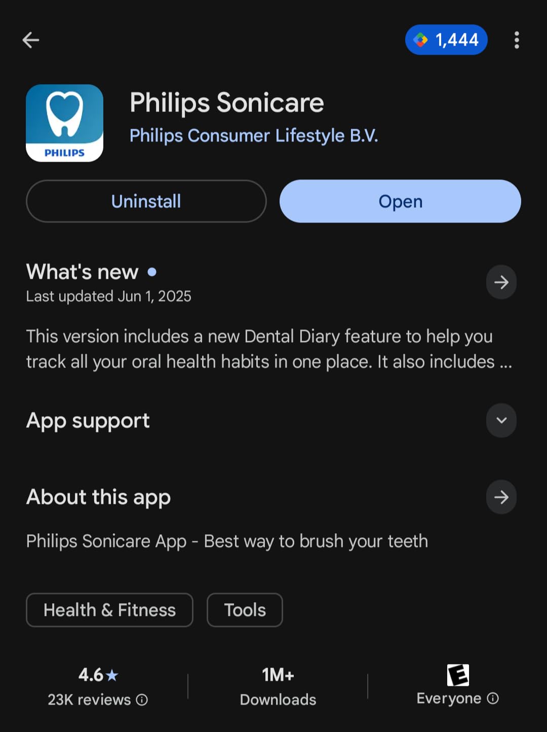 Philips Sonicare 6700 Series Electric Toothbrush - Next-Generation Sonicare Technology, Pressure Sensor, 9 Brushing Settings, SmarTimer, BrushPacer, 21-Day Runtime, Travel Case, Black, HX7411/06 customer photo 2