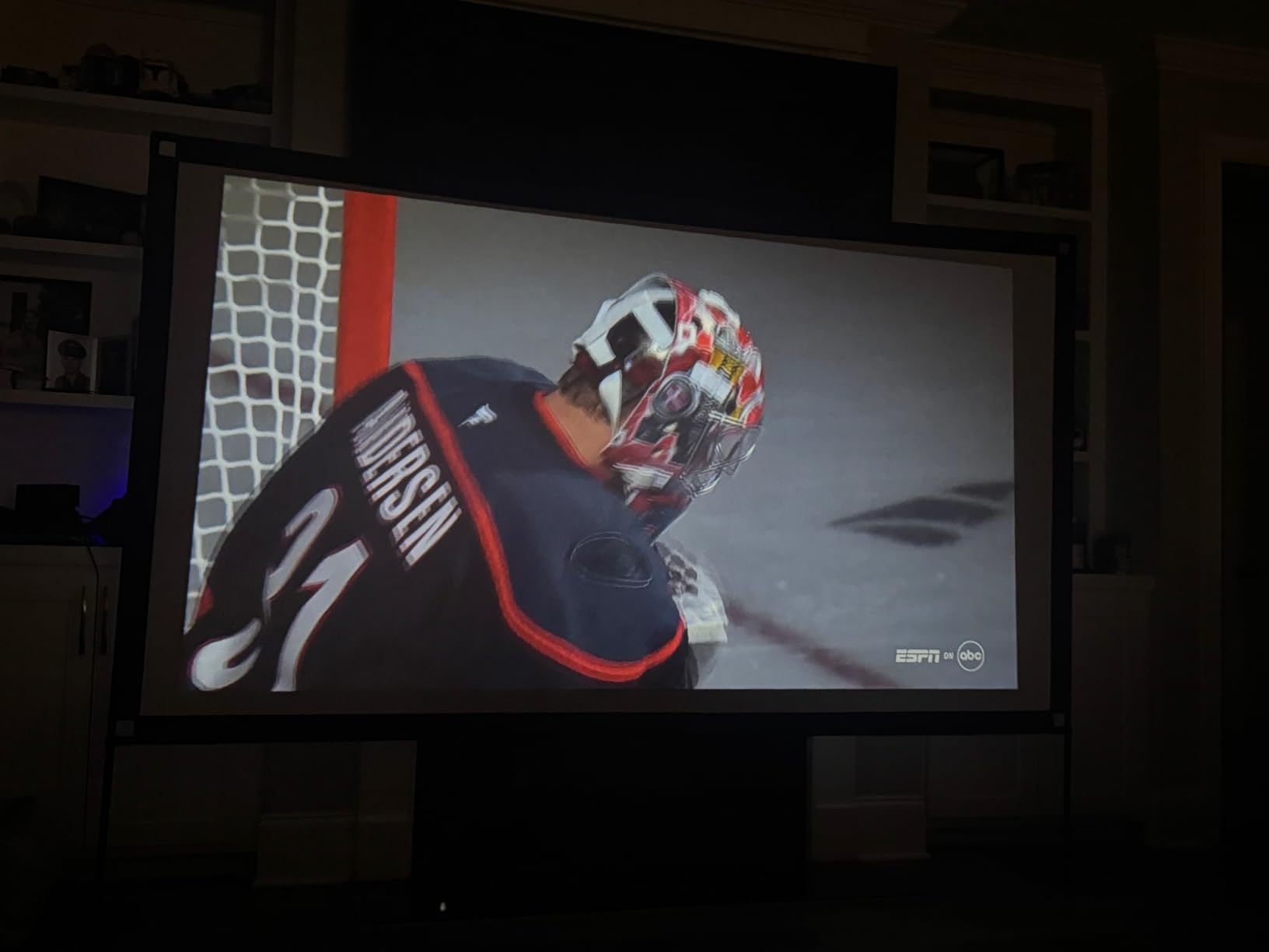 120inch Projector Screen with Stand: Portable Projector Screen Outdoor Indoor Front/Rear 16:9 4K HD with Carry Bag Sandbag - Movie Screen for Backyard Movie Night, Camping, Theater customer photo 1