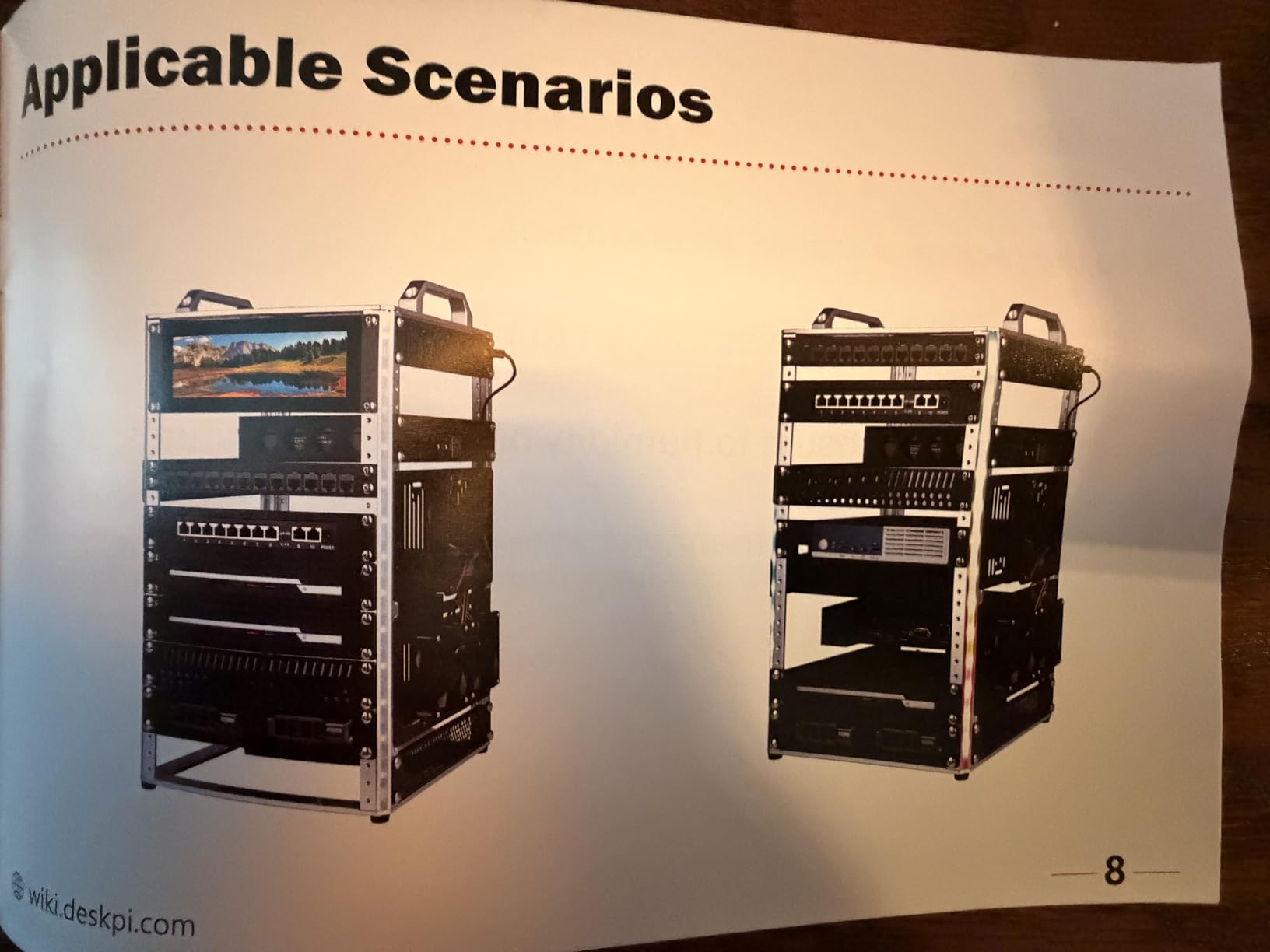 GeeekPi DeskPi RackMate TL1, 10 inch 10U Mini Server Rack for Network, Servers, Audio, and Video Equipment, Open Frame Aluminum Alloy Rack customer photo 1
