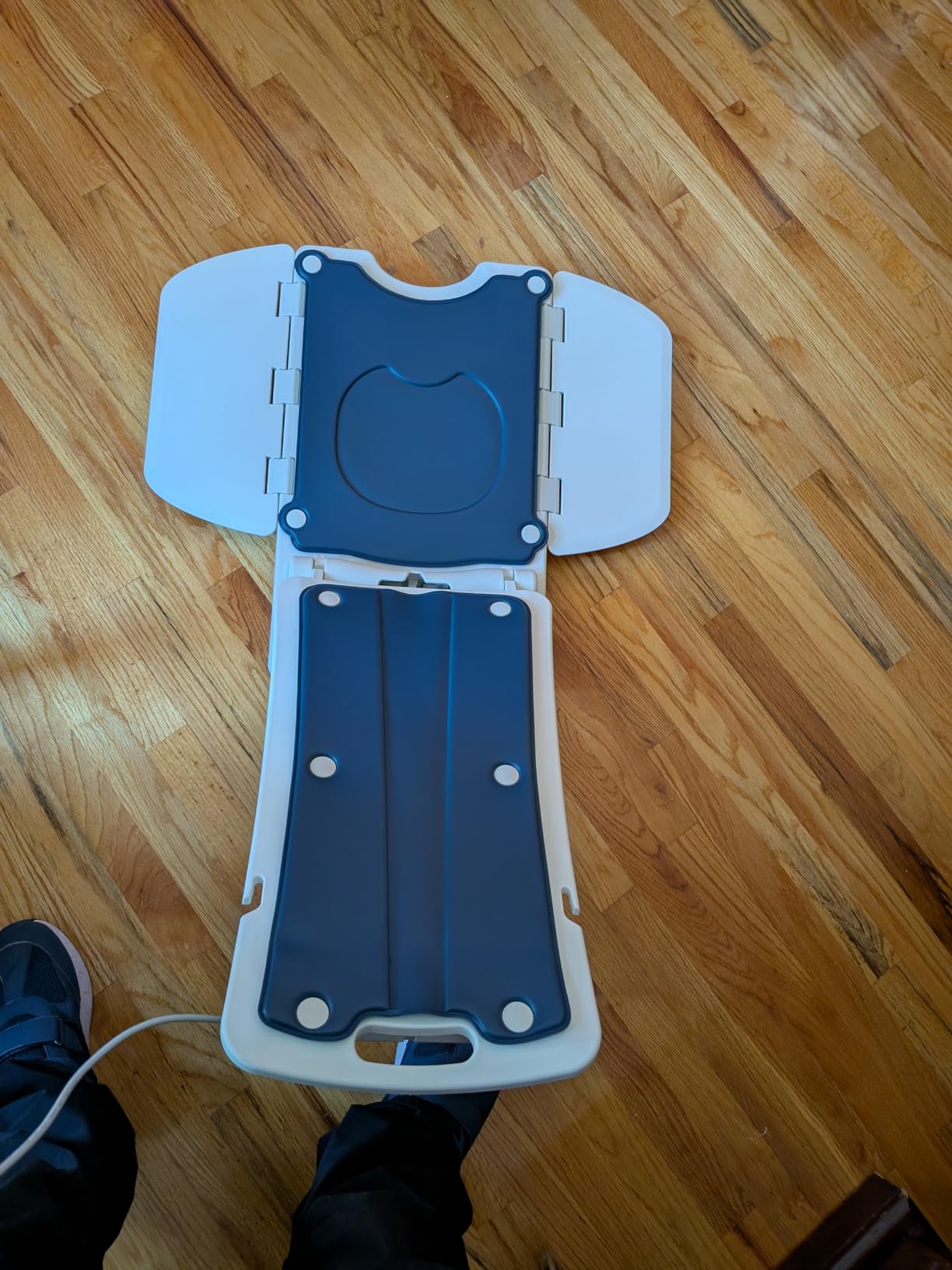 PELEGON Electric Lift Chairs for Elderly, 2-in-1 Floor Lift & IP68 Waterproof Bath Lift, Foldable Lift Assist Device with Remote, 300 lb Capacity, Emergency Stop, 1 Click-Assembly Fall Recovery Chair customer photo 1