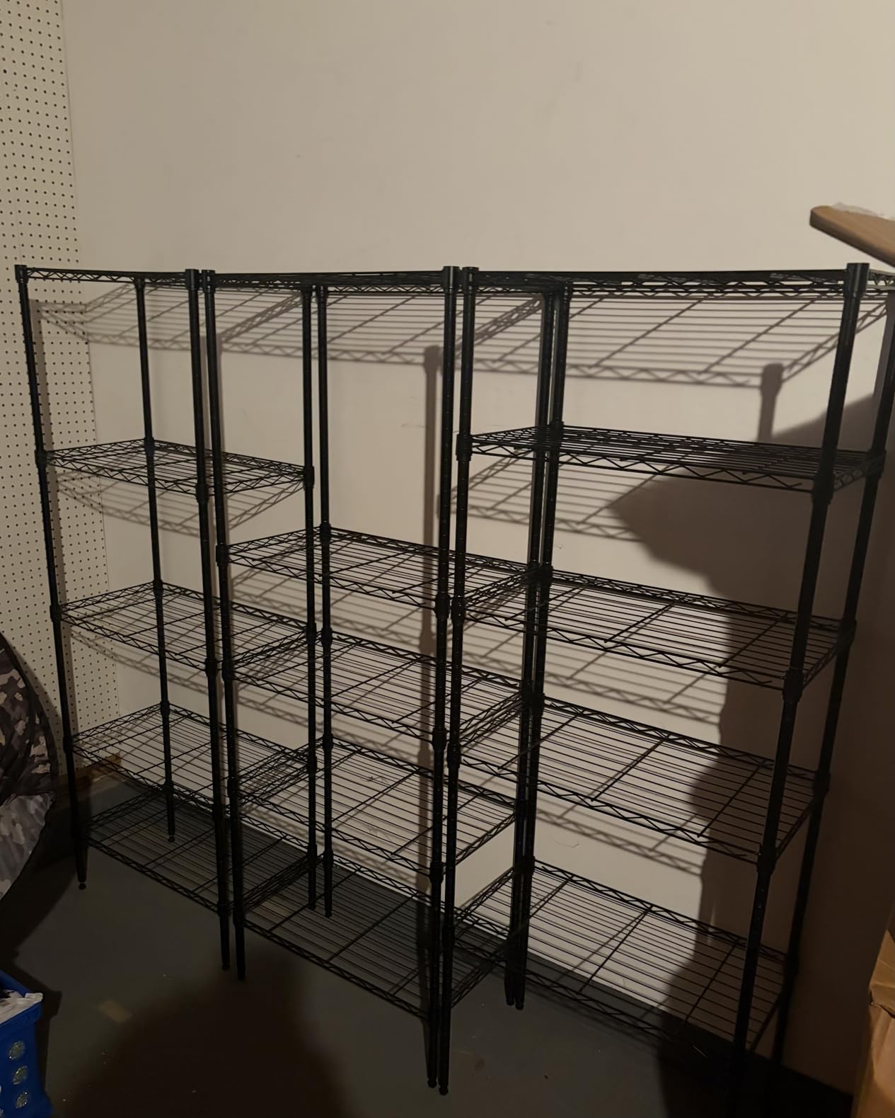IZEUK 5-Tier Metal Storage Shelving Unit, Heavy Duty Chrome Wire Rack, Adjustable Shelves, 1750 lbs, 17.7