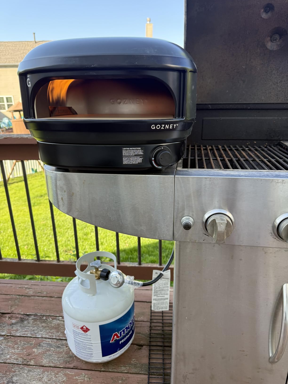 Arc Lite Outdoor Pizza Oven, Propane Gas Pizza Oven, Precision Flame Control, Cooks 12