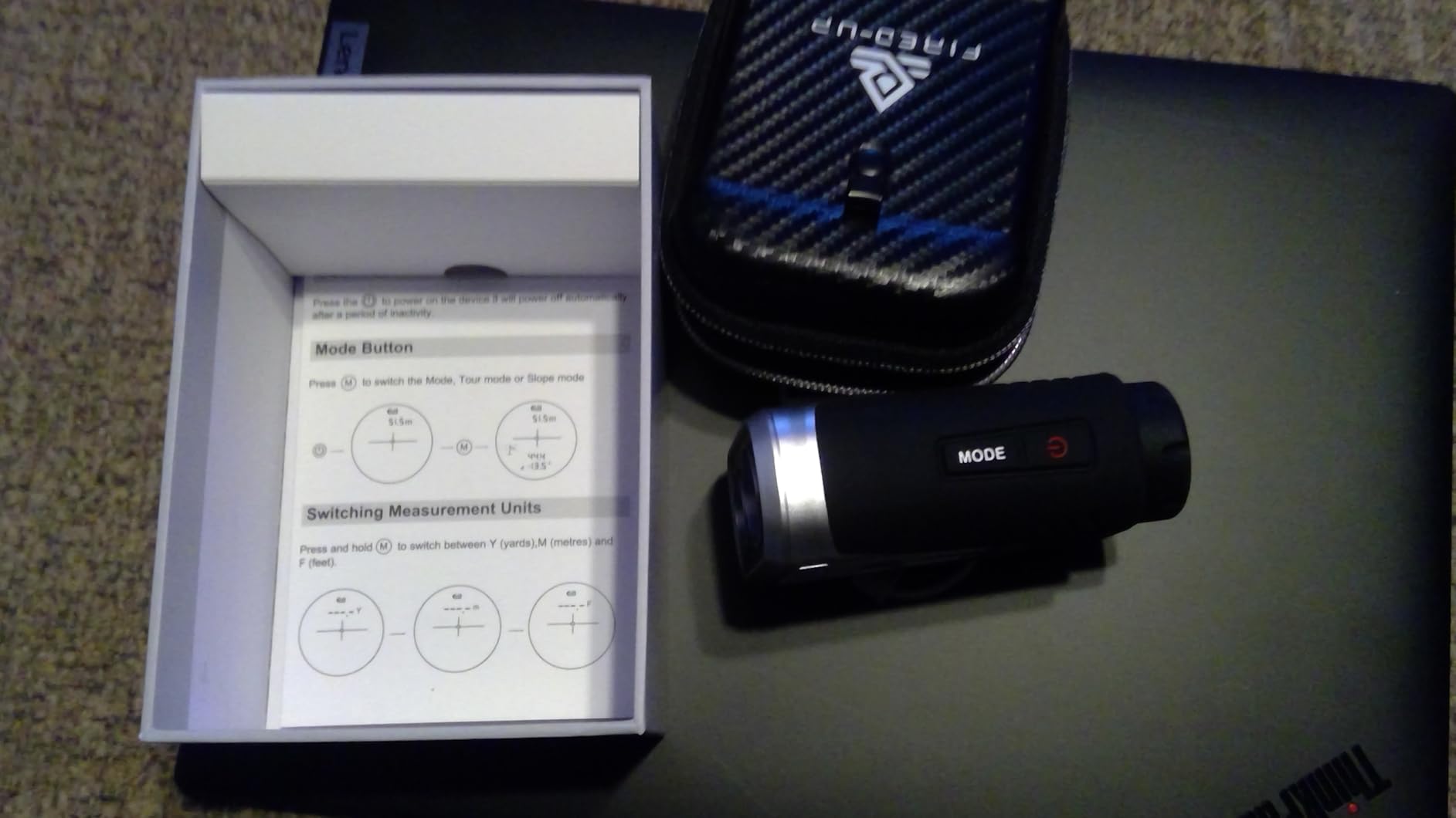 Magnetic Golf Rangefinder with Slope - 1000 Yards Laser Range Finder with Flag Lock Vibration, 6X Magnification, USB-C Rechargeable - No App, No Subscription - Golf Gifts for Men & Women customer photo 1