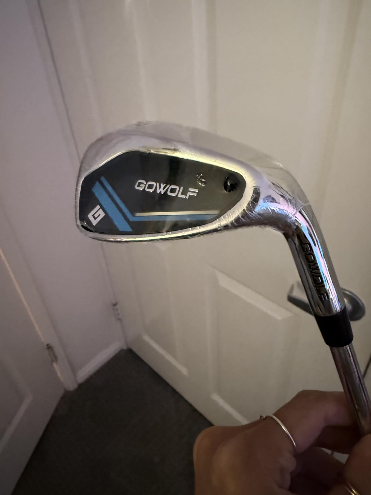 Gowolf Golf Iron Set or Single Irons (5,6,7,8,9,Pitching Wedge) for Men Right Hand, Premium 95g Steel Shaft with Deep Grooves for Extreme Forgiveness, Accuracy & Max Distance, Great Golf Gifts customer photo 1