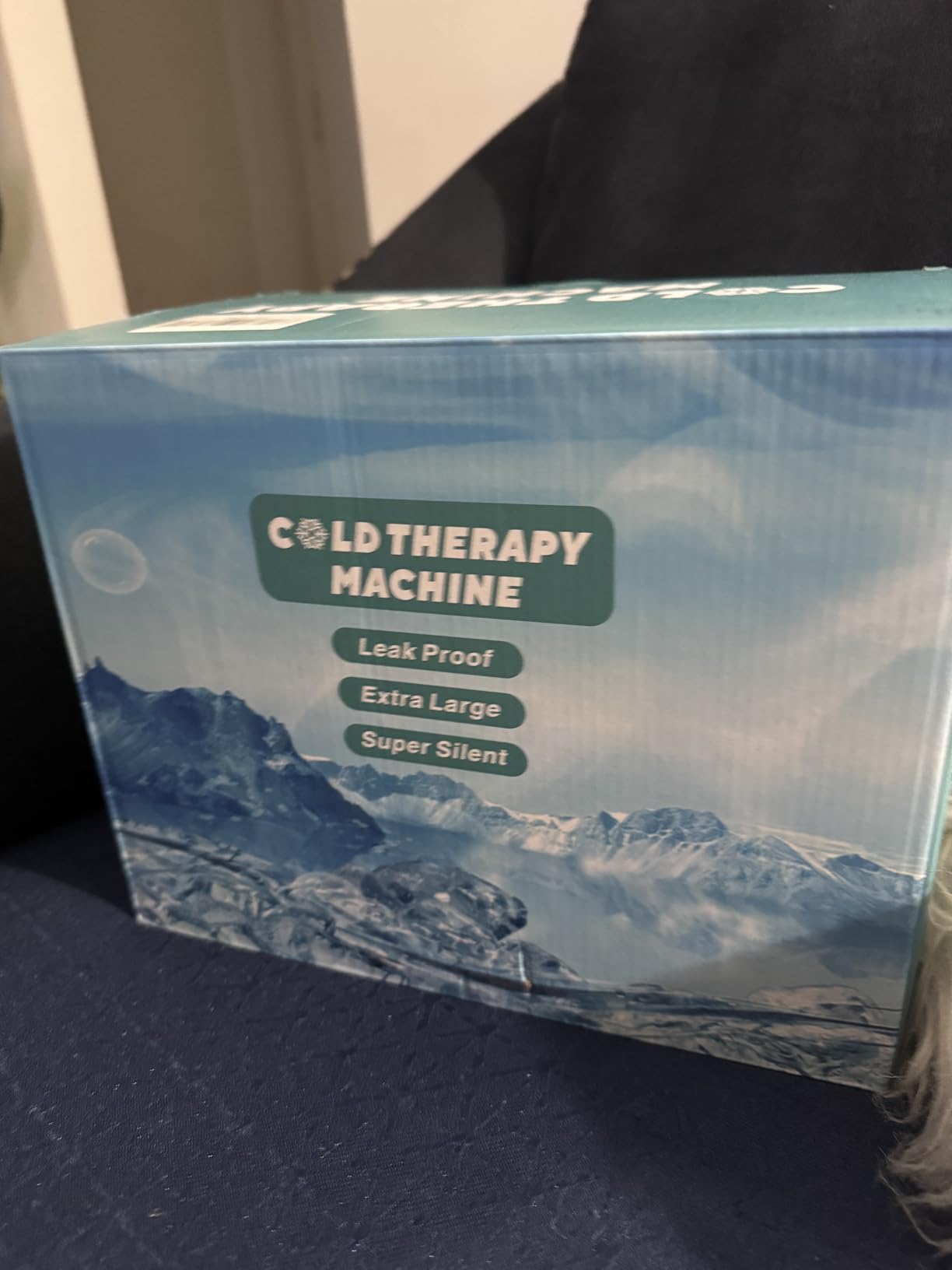 Ice Machine for Knee After Surgery with Inflatable Leg Elevation Pillow, Portable Cold Therapy Machine with Timer & Compression Pad for Hip and Knee Replacement Recovery customer photo 1