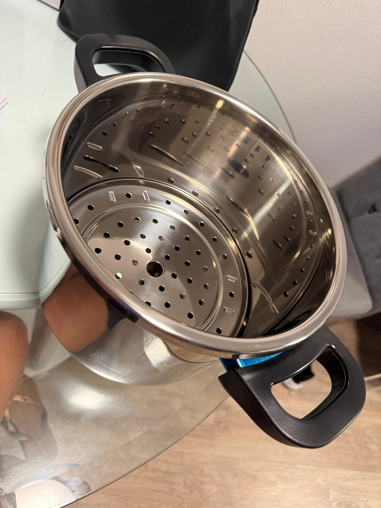18/8 Stainless Steel Pressure Cooker 32 QT - Stainless Steel Pressure Canner for Canning, Induction Compatible, Steamer Rack Included customer photo 1