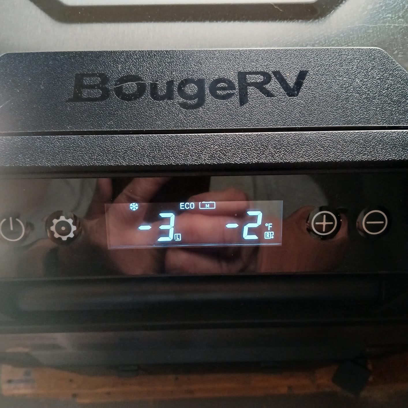 BougeRV 12 Volt Portable Refrigerator, 55 Quart Dual Zone Car Fridge Freezer with APP Control, Compressor Cooler 12/24V DC, 110~240V AC for Overlanding, Camping, Travel, RV (2026 New Model: Rocky V3.0) customer photo 2
