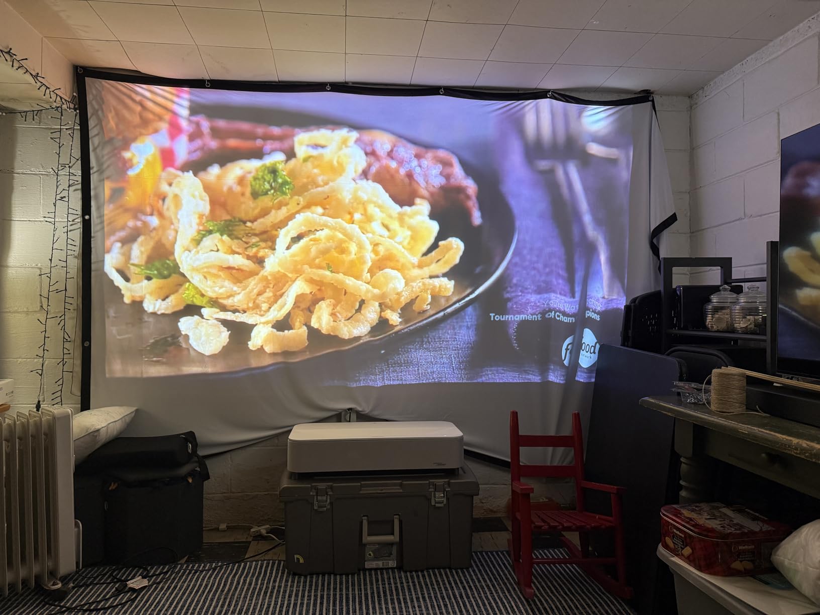 Epson Lifestudio Grand Plus Ultra Short Throw Laser Projector, 4,000 Lumens of Color and White Brightness, 4K Display Technology, Sound by Bose and Built-In Google TV, 3-Chip 3LCD Technology customer photo 1