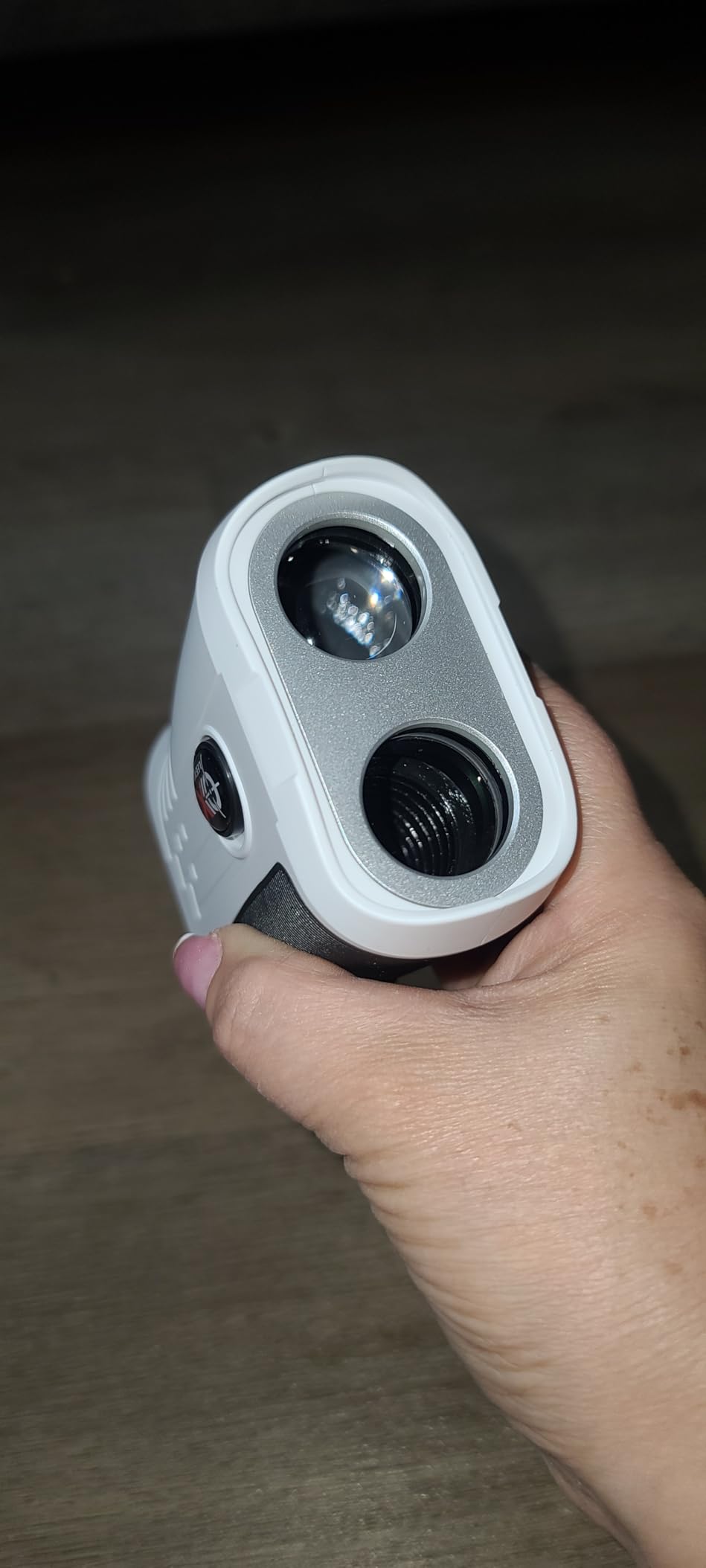 Golf Rangefinder with Slope Switch, Rechargeable Range Finder with Flag Lock Vibration, 7X Magnification Golf Rangefinder 1200 Yards, Portable with Magnetic Stripe - Tournament Legal customer photo 1