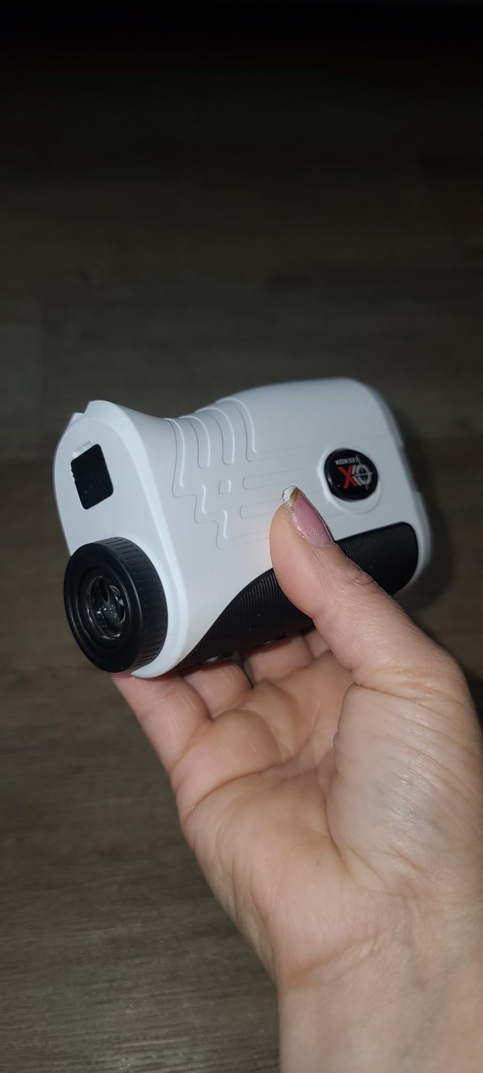 Golf Rangefinder with Slope Switch, Rechargeable Range Finder with Flag Lock Vibration, 7X Magnification Golf Rangefinder 1200 Yards, Portable with Magnetic Stripe - Tournament Legal customer photo 2