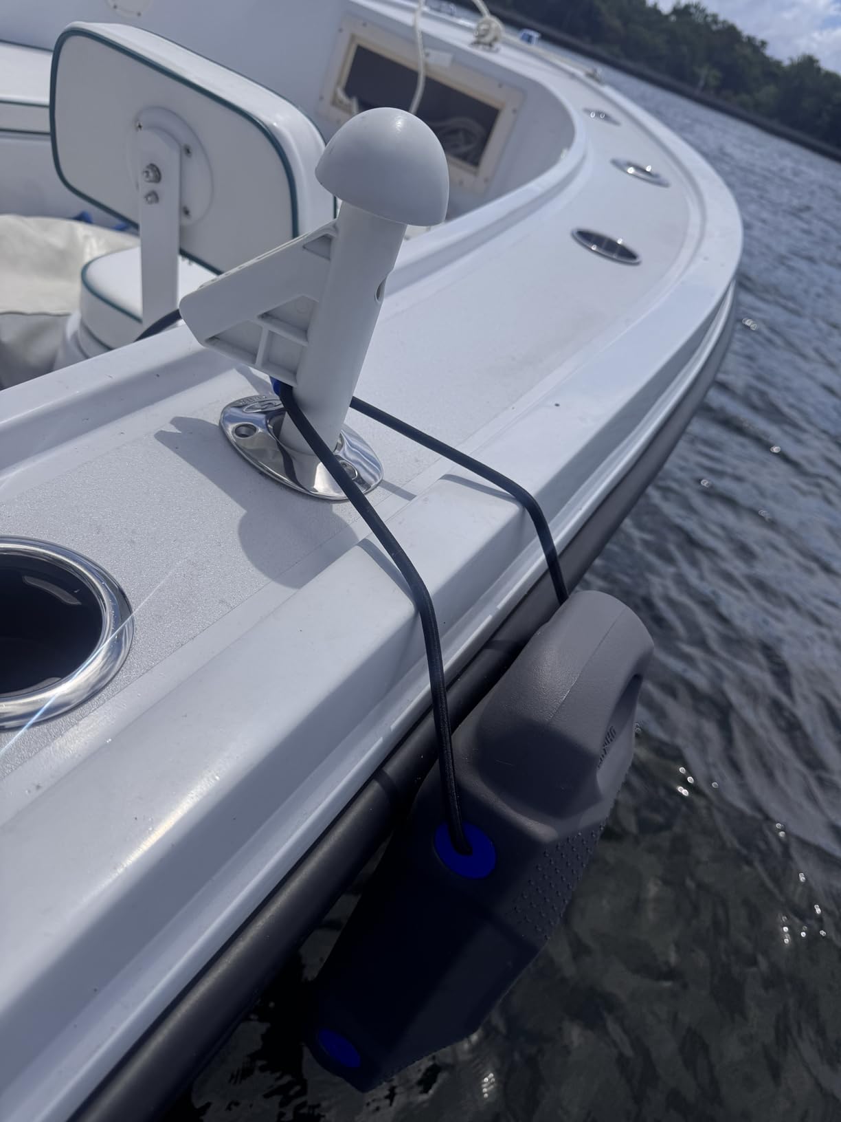 Boat Fenders Boat Bumpers for Docking, 2-Pack Marine Grade EVA Flat Fenders for Boat, 22.5