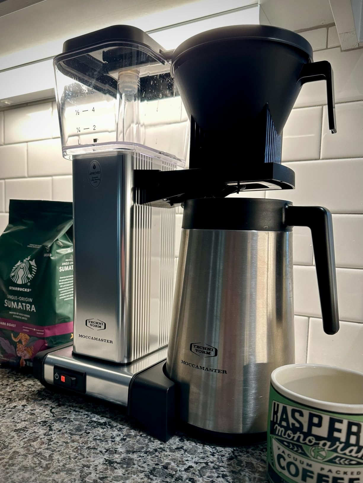 Technivorm Moccamaster 79315 KBGT Thermal Carafe 10-Cup Coffee Maker 40 Ounce, Midnight 1.25l customer photo 1