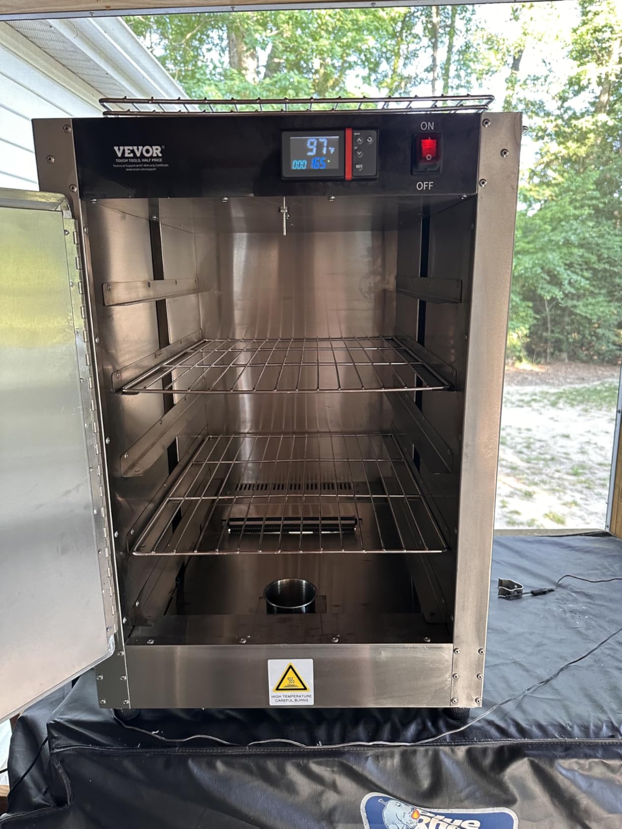 VEVOR Electric Hot Box Food Warmer, 5-Tier Commercial Warming Cabinet with Water Tray, Double-Door and Adjustable Shelves, Stainless Steel Food Warmer Cabinet, for Restaurant, Kitchen, Pizza, Chicken customer photo 1