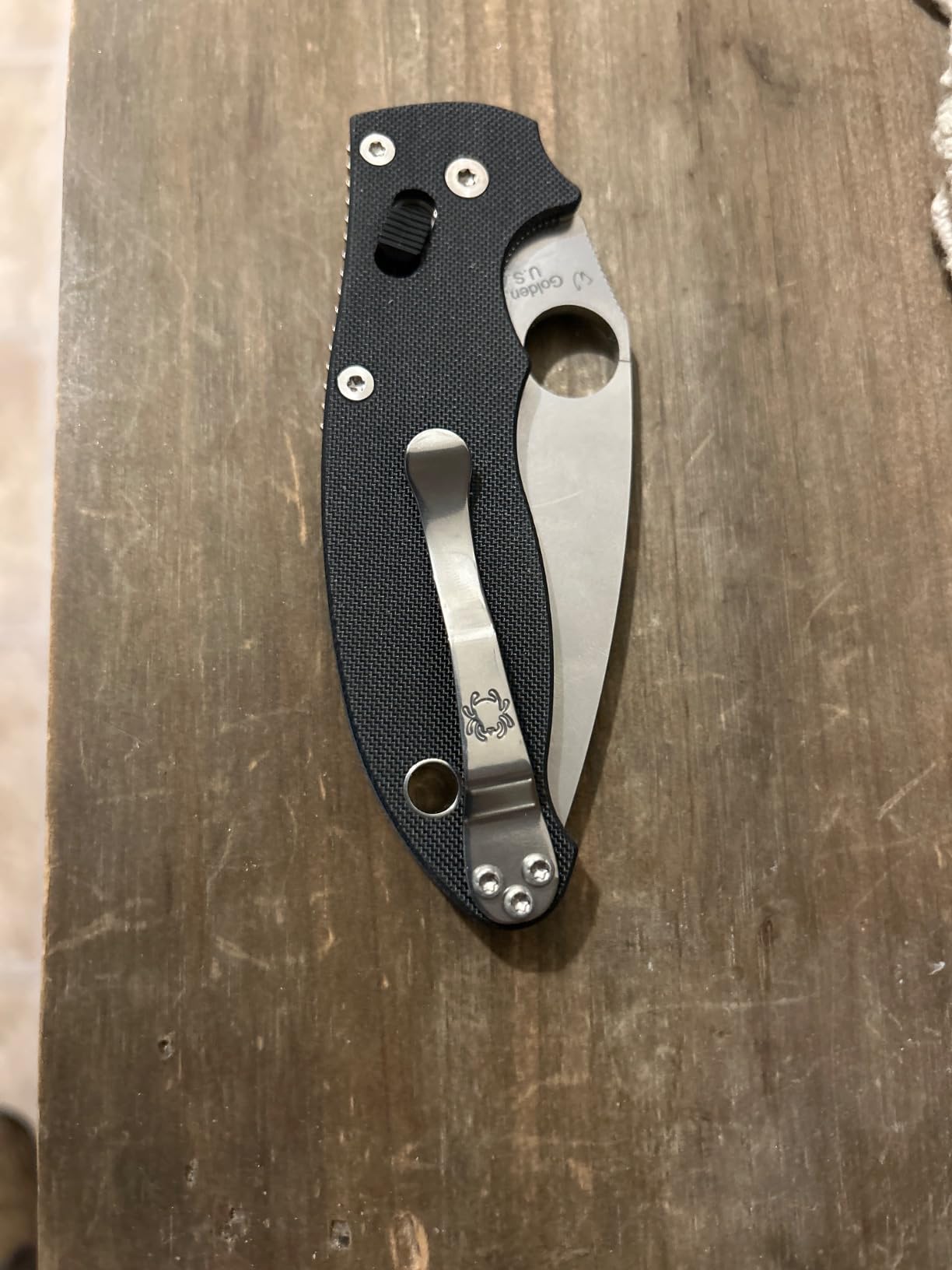 Spyderco Manix 2 Folding Pocket Knife with 3.3