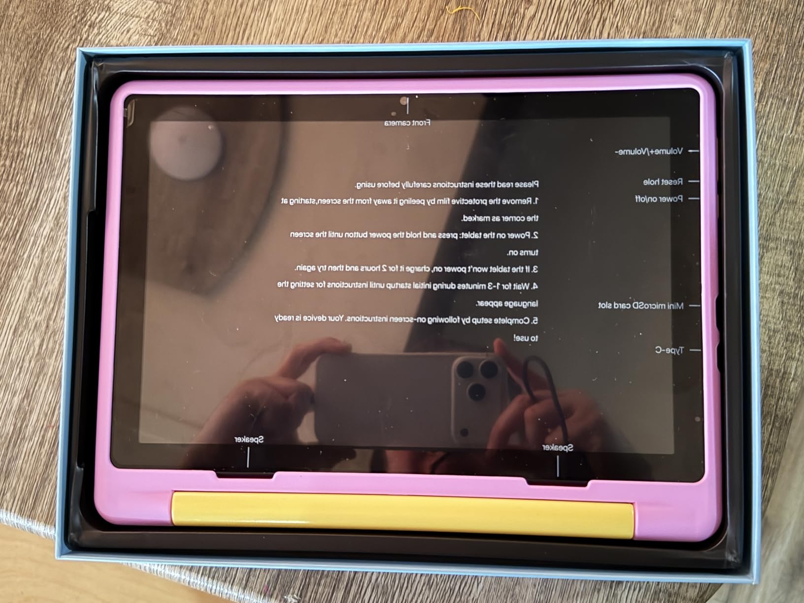 Urao Kids Tablet, Android 16 Tablet for Kids 10 inch with Case, 20GB RAM 64GB ROM 1TB TF Card Expandable for Toddler Children, Parental Control, Dual Camera, WiFi,Gift customer photo 1