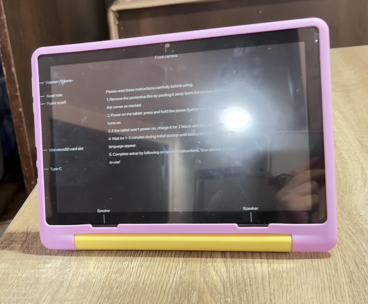 Urao Kids Tablet, Android 16 Tablet for Kids 10 inch with Case, 20GB RAM 64GB ROM 1TB TF Card Expandable for Toddler Children, Parental Control, Dual Camera, WiFi,Gift customer photo 2
