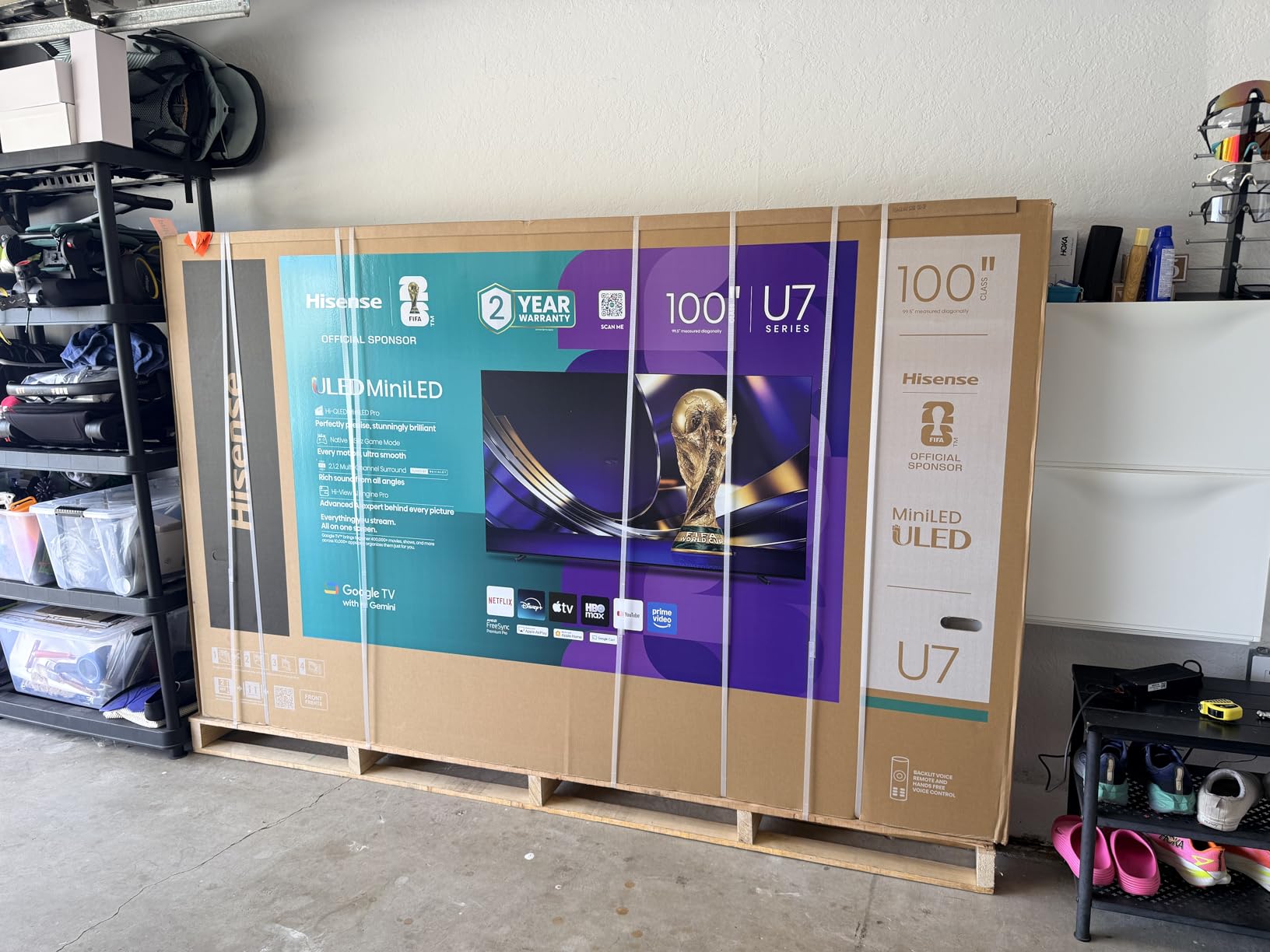 Hisense 85U7SG customer photo 2