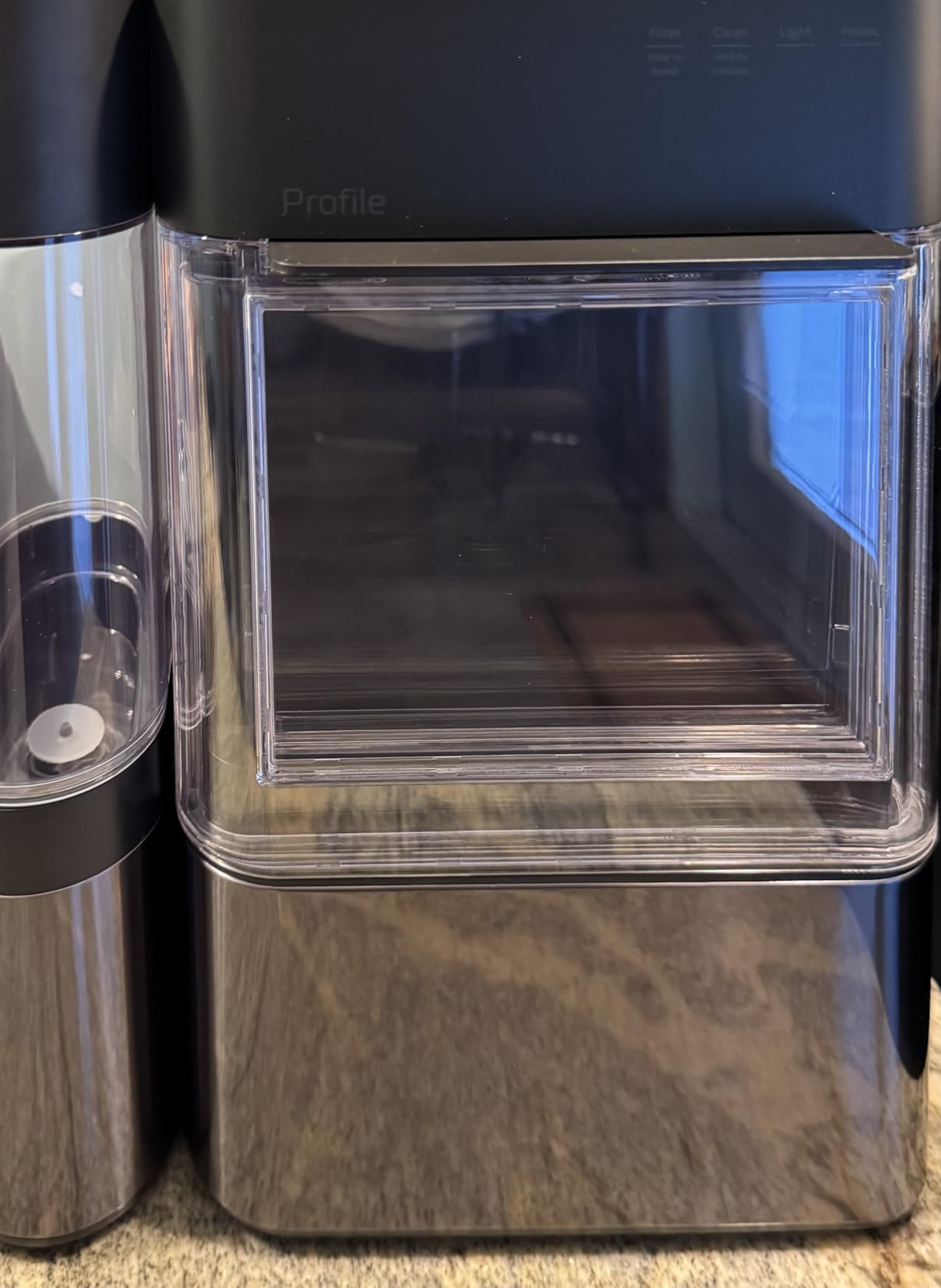 GE Profile Opal Ultra Countertop Nugget Ice Maker, 1 Gal XL Side Tank, Amazon Exclusive, 38 lbs/Day, WiFi, Stainless Steel customer photo 2