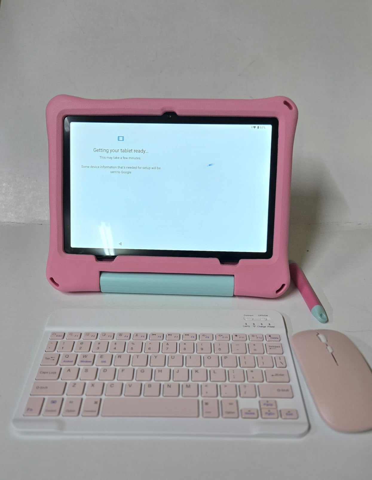 aiprotablet Kids Tablet, Android 16 Tablet for Kids 10 inch Octa-Core 2.2GHz with Case, 30GB RAM 64GB ROM, 2TB Expand, Parental Control, Dual Camera, BT, WiFi, with Keyboard Mouse Stylus, Gift (Green) customer photo 2