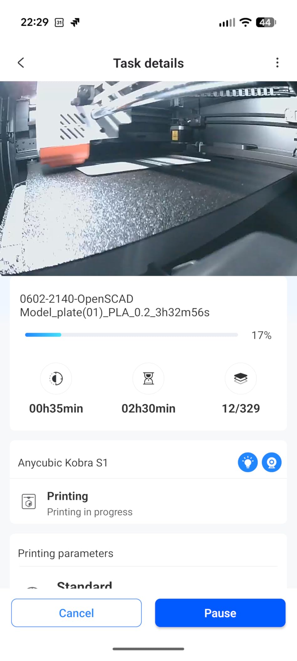 Anycubic Kobra S1C Multi-Color 3D Printer with Active Filament Drying, 600mm/s High Speed CoreXY 3D Printer, Fully Enclosed & Auto Leveling, 4-Color Printing Bulit-in, Smart APP Control customer photo 1