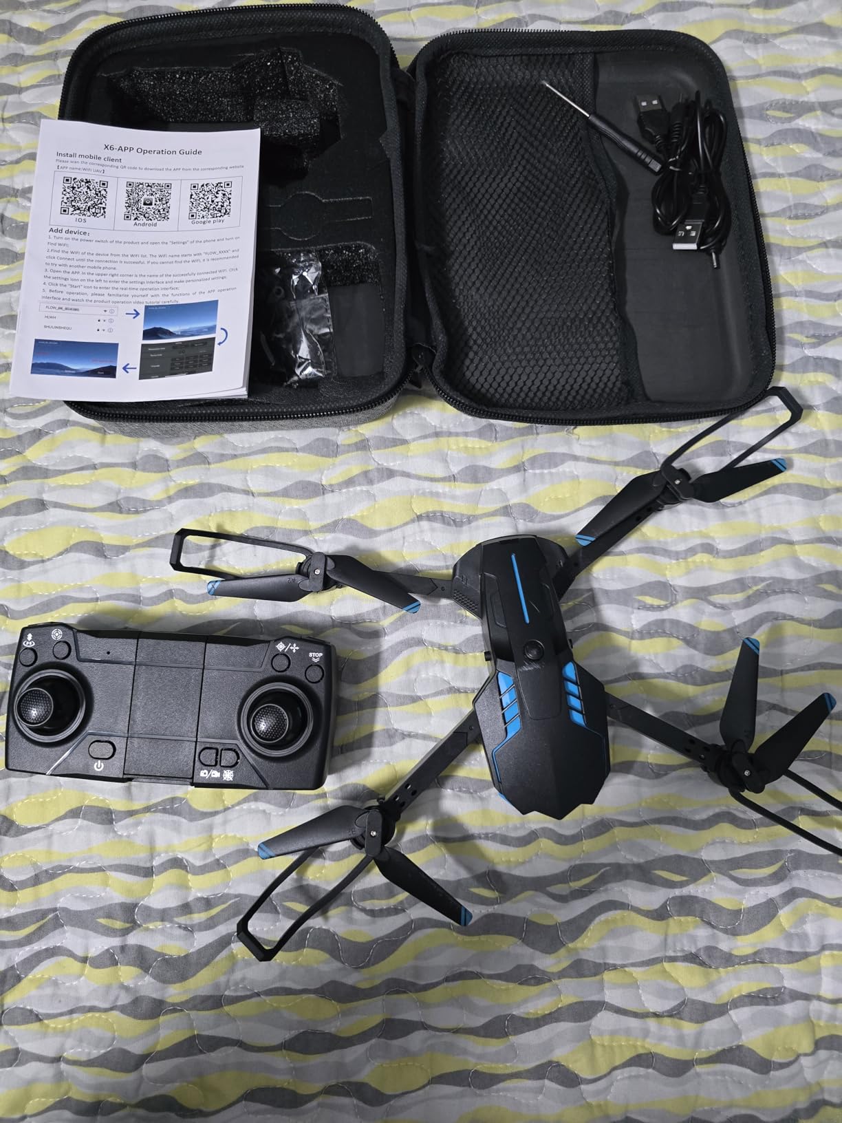 Drone with Camera 1080P with Brushless Motor Mini Drone for Beginner, Long Fly Time, One Key Start, Headless Mode, 2 Batteries, RC Quadcopter Helicopter Toy Gifts for Teen Boys and Girls customer photo 2