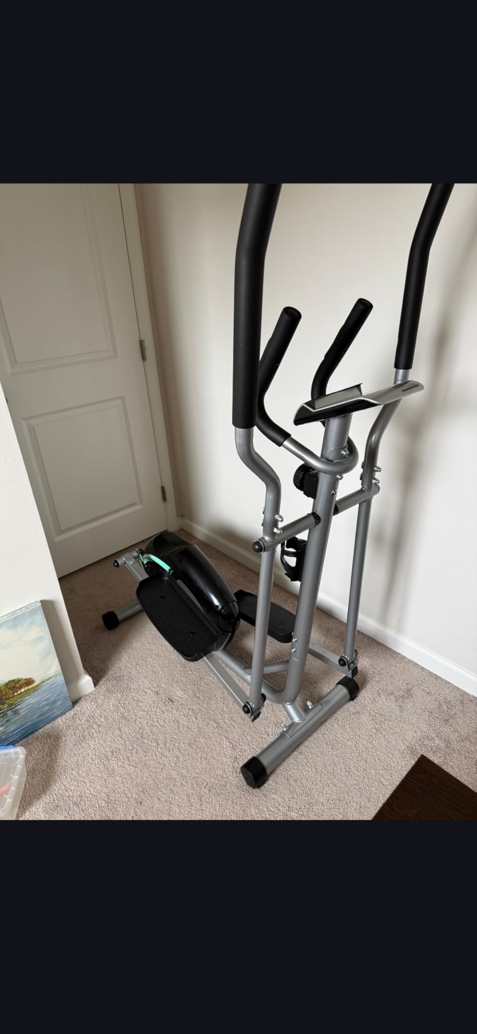 Dripex Elliptical Exercise Machine, Elliptical Machine for Home with 16 Resistance Levels, Quiet & Smooth Magnetic Elliptical Training Machines with 13.2 lb Flywheel, LCD Monitor & Pulse customer photo 2