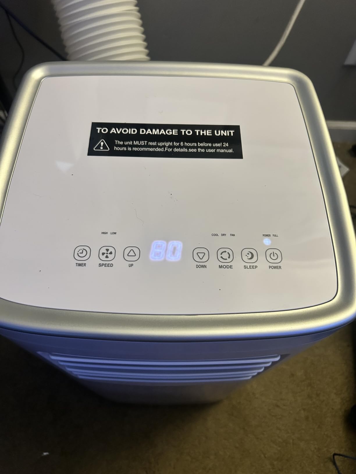 Coolblus Portable Air Conditioners 14000 BTU, 4 in 1 Portable AC Unit with Heat/Cool/Dehumidify/Fan, Wi-Fi Smart Quiet AC Cool Up to 650 Sq.Ft, Remote Control, Auto Swing, White-14000BTU-WIFI-HEAT customer photo 2