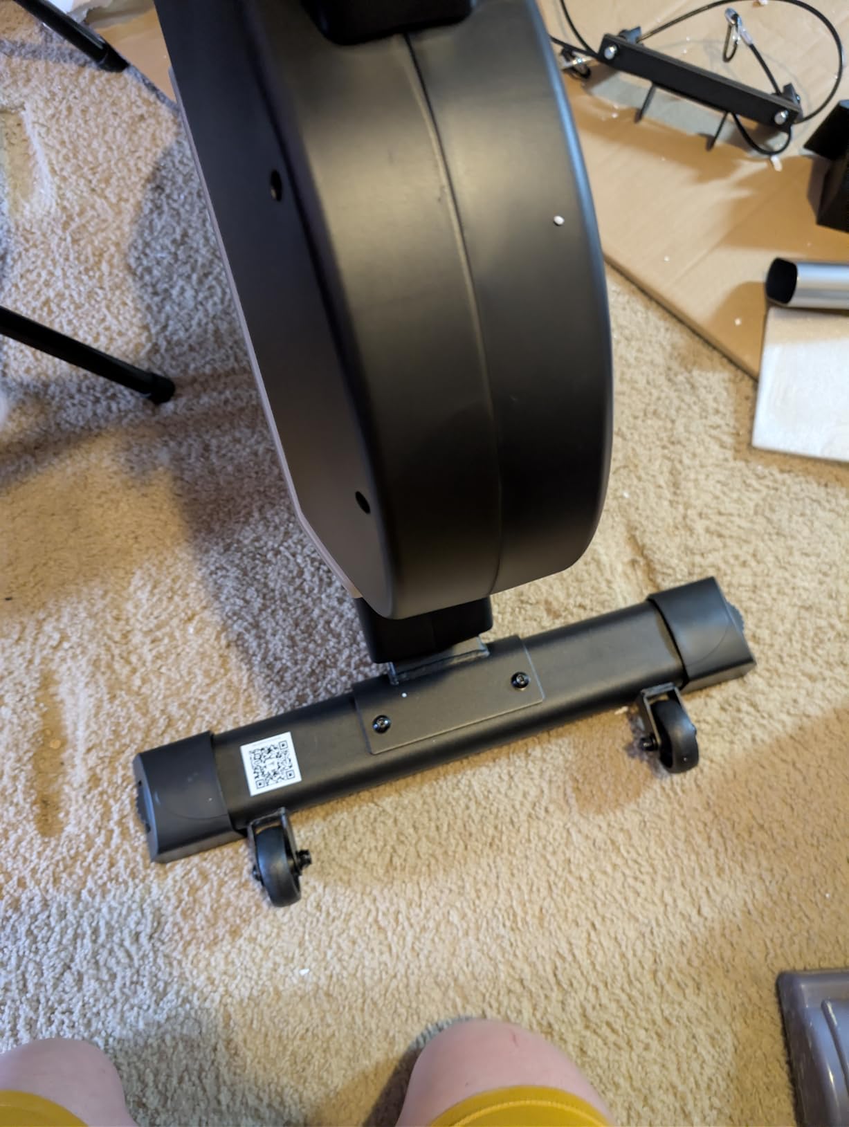 pooboo Rowing Machines for Home, Magnetic Rowing Machine with Adjustable Resistance, Folding Rower Machine of Quiet, 350lbs Weight Capacity, Comfortable Seat Cushion, LCD Monitor, App Support customer photo 1