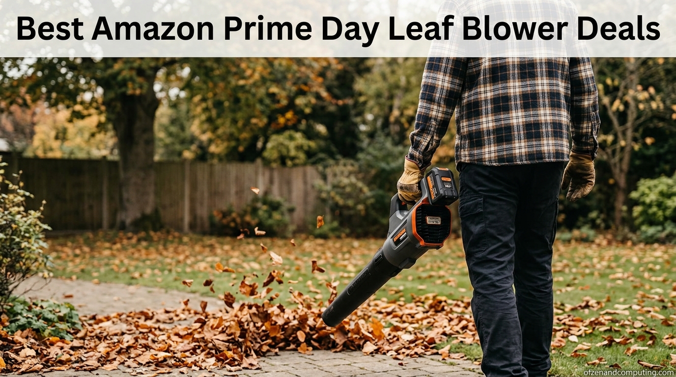 Best Amazon Prime Day Leaf Blower Deals